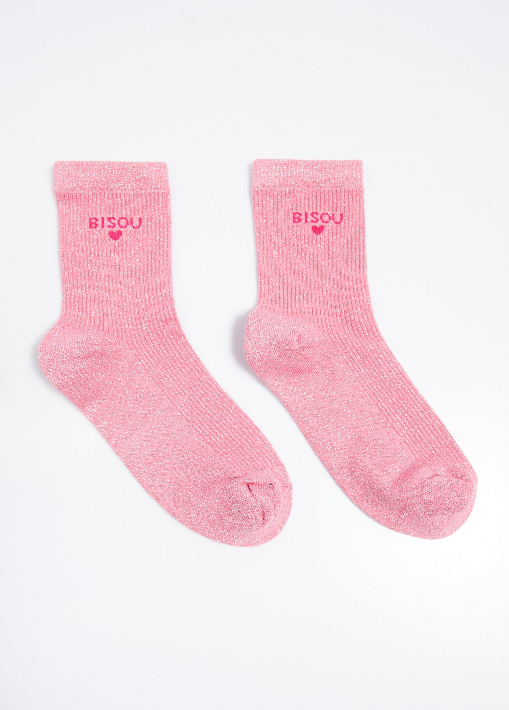 Metallic_thread_socks_with_KISS_message_Pink_FA1_slim