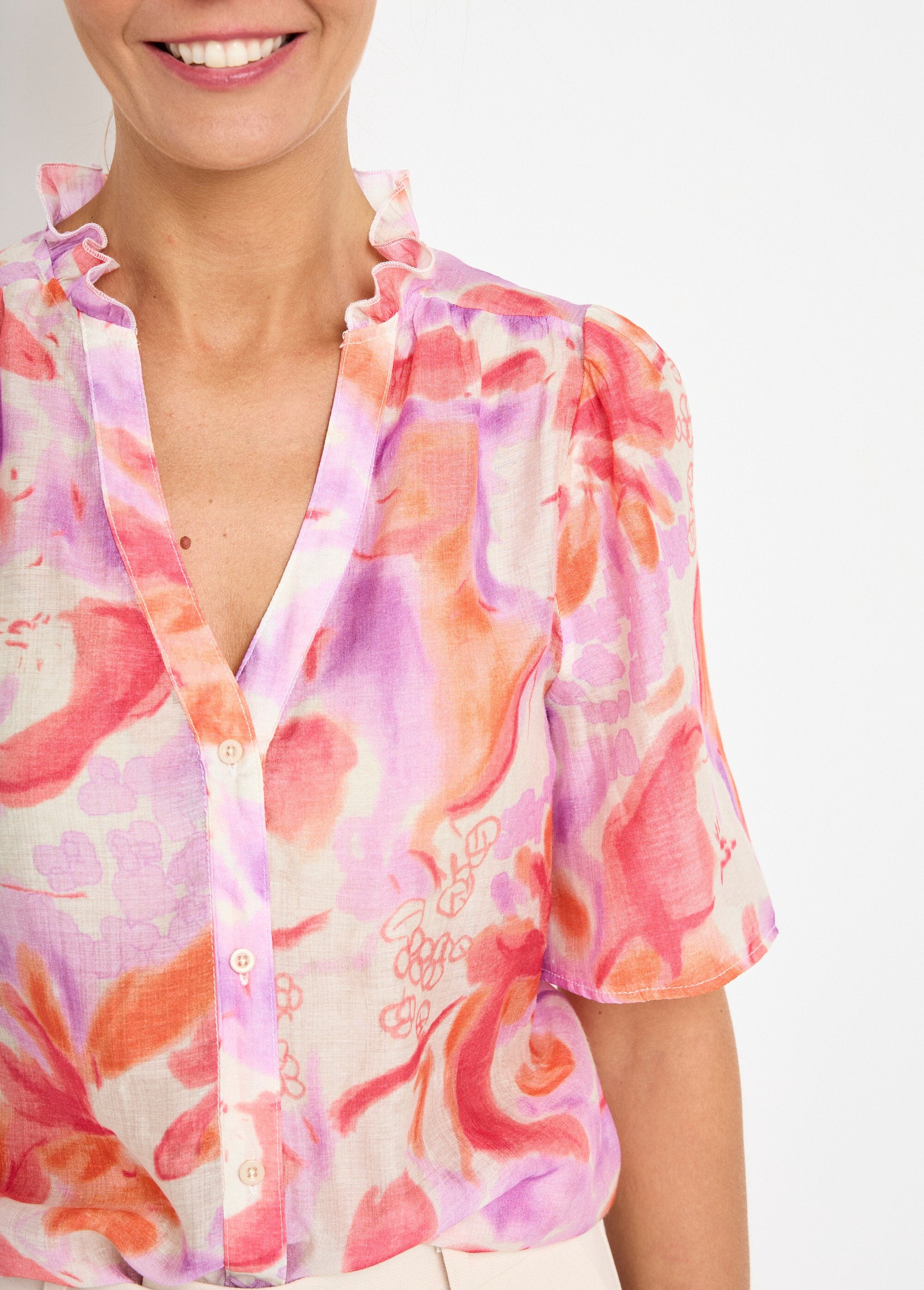 Arty_printed_linen_voile_blouse_Orange_and_parma_DE1_slim