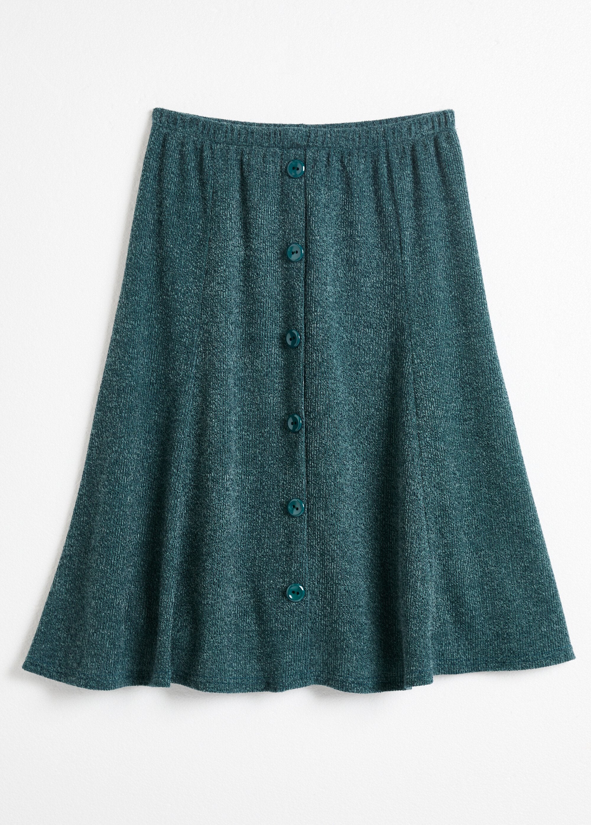 Mid-length_flared_skirt_in_plain_warm_knit_Green_AP1_slim
