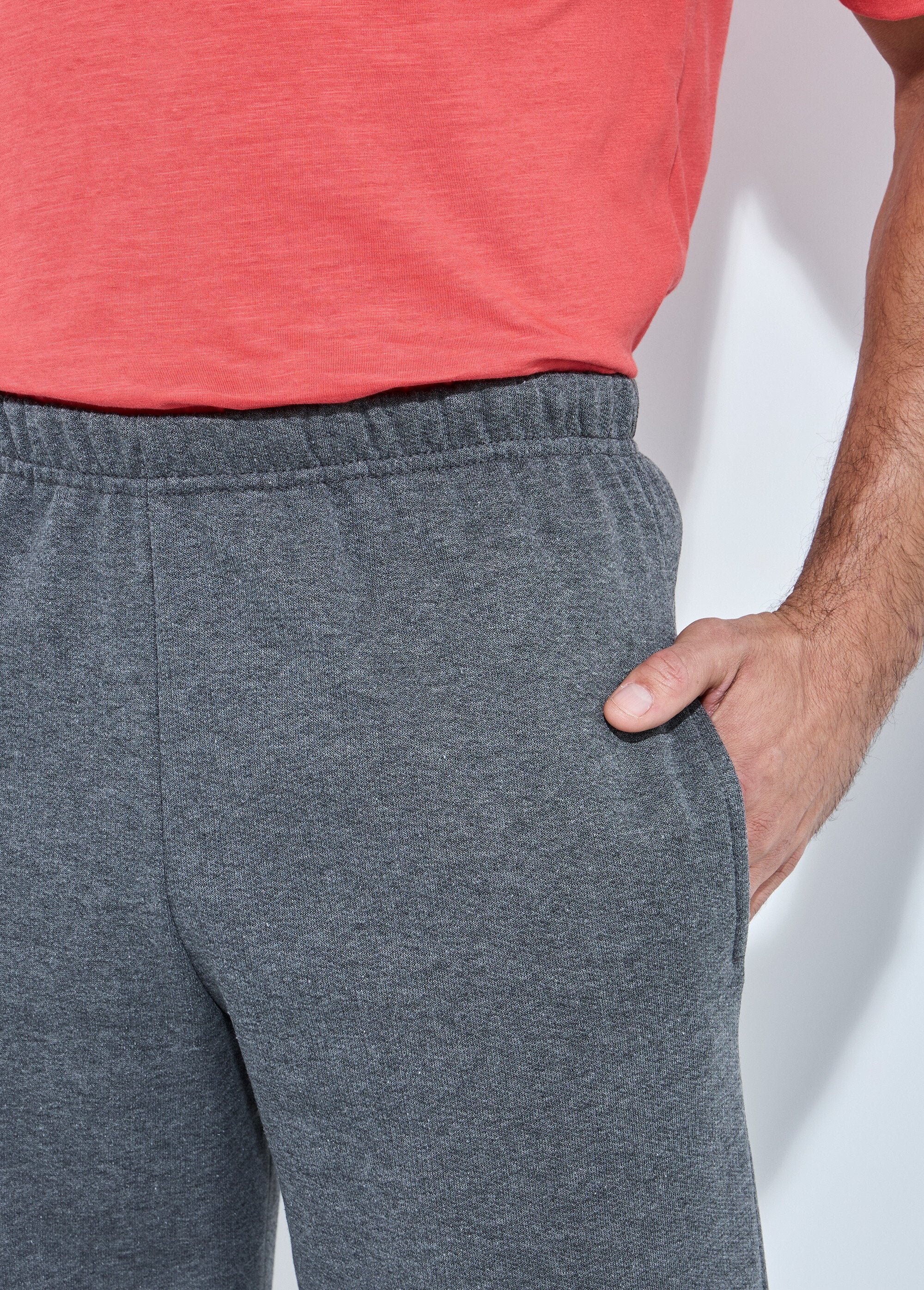 Fleece_jogging_pants_with_elasticated_hem_and_waistband_Charcoal_grey_DE1_slim