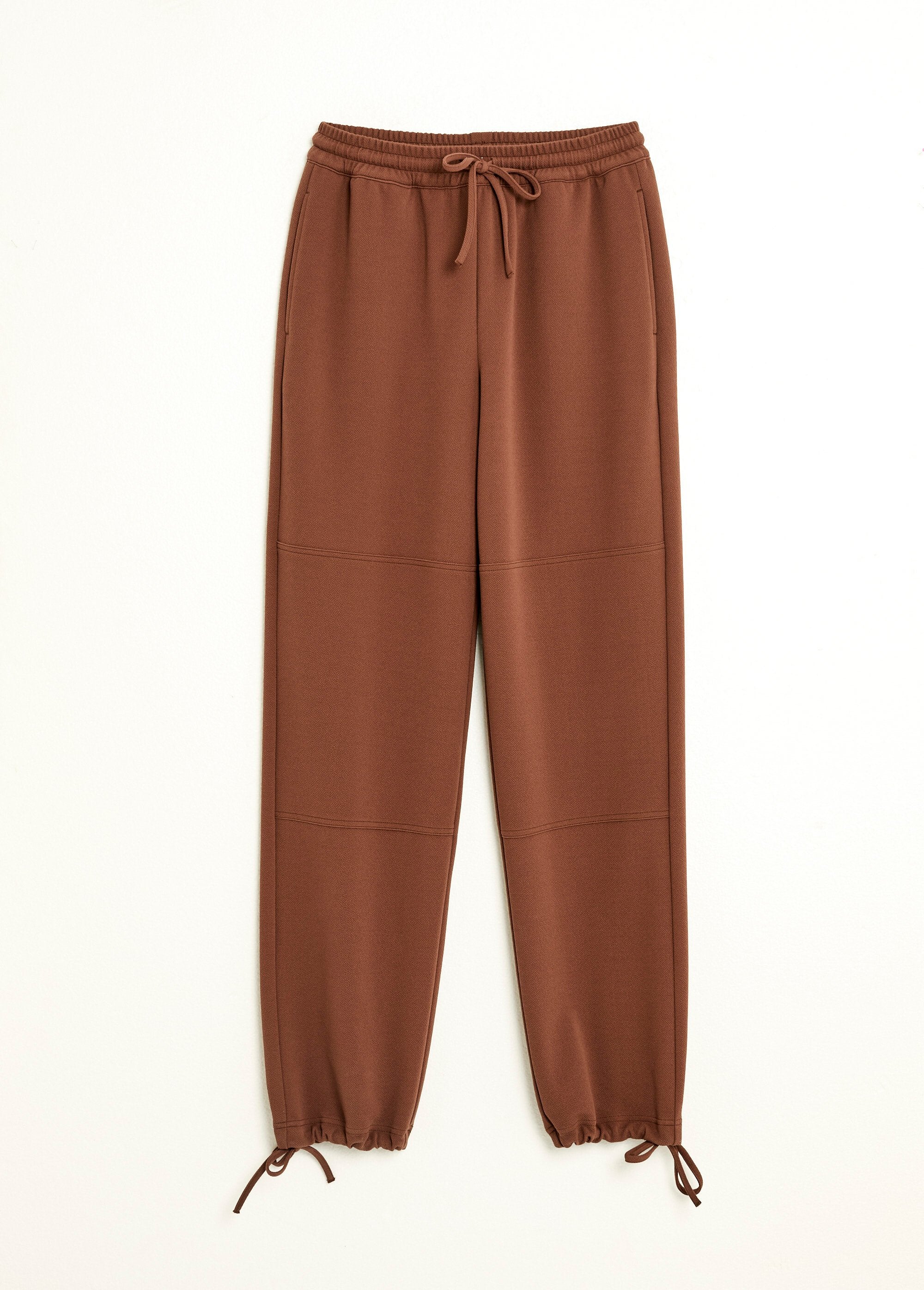 Wide_elasticated_waistband_trousers_in_plain_crepe_knit_Brown_AP1_slim