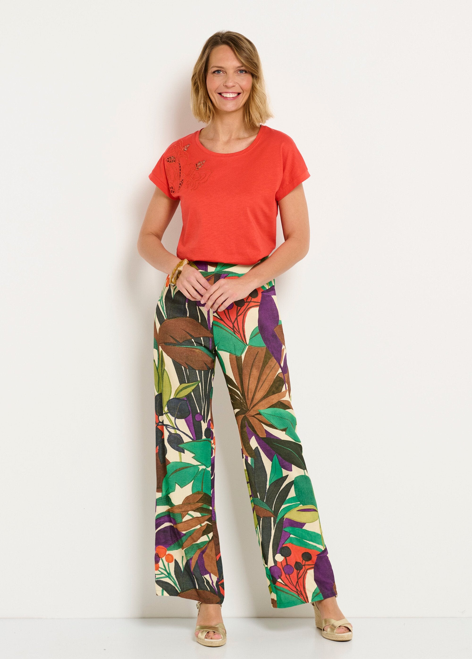 Wide_printed_elasticated_waist_pants_Multicolor_SF1_slim