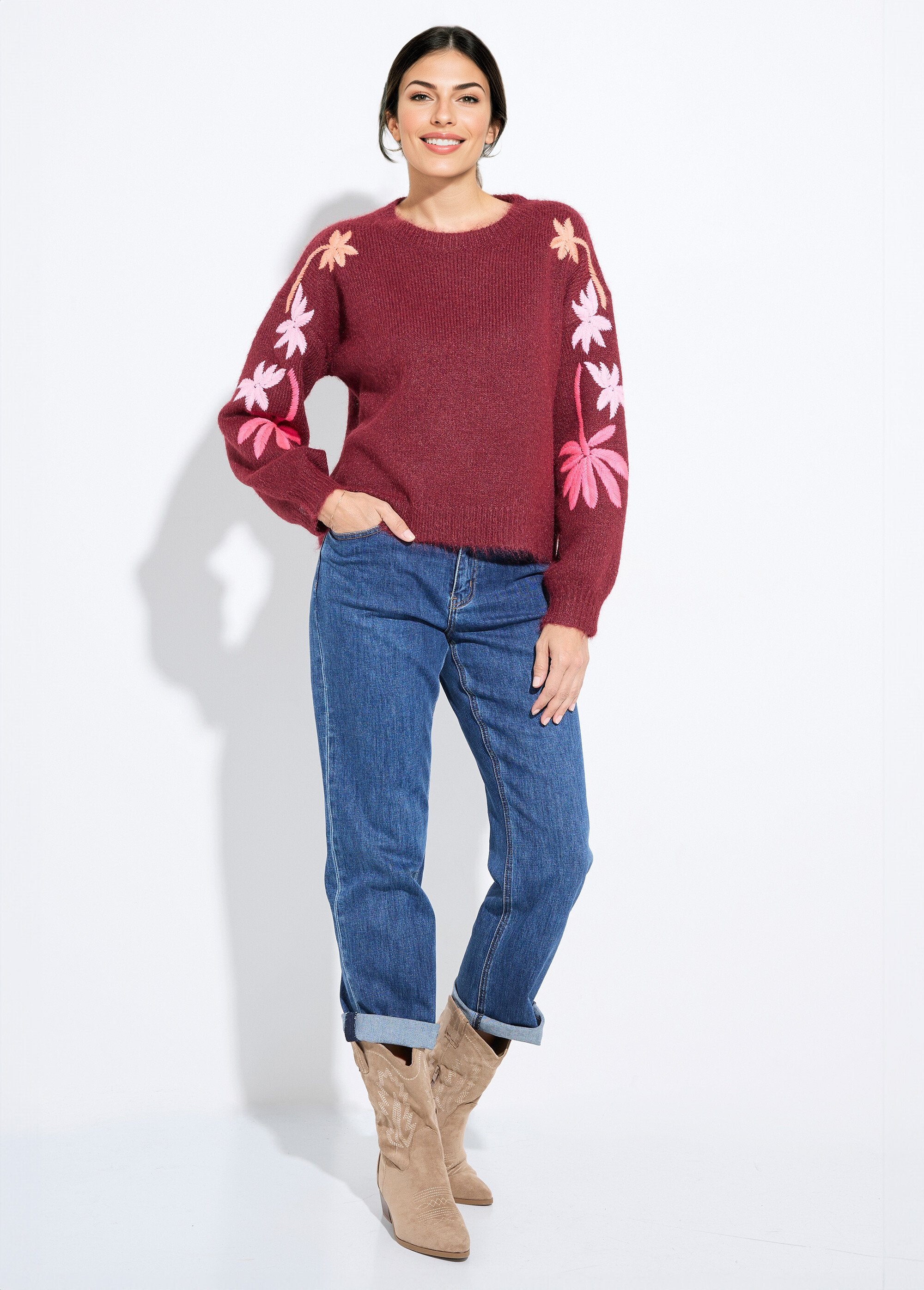 Warm_wool_sweater_with_neon_palm_tree_embroidery_Bordeaux_SF1_slim