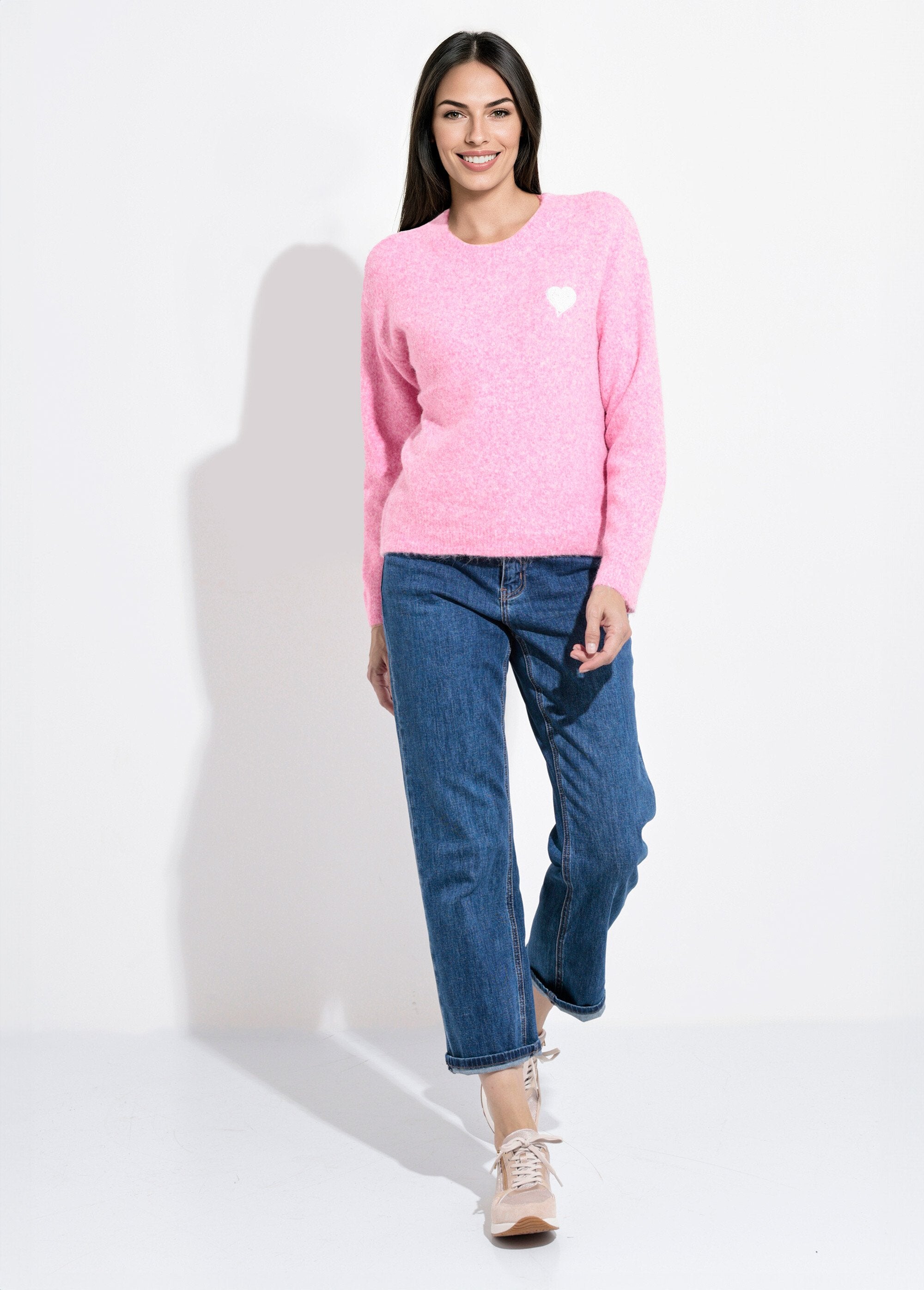Round_neck_sweater_with_sequin_pattern_detail_Pink_SF1_slim