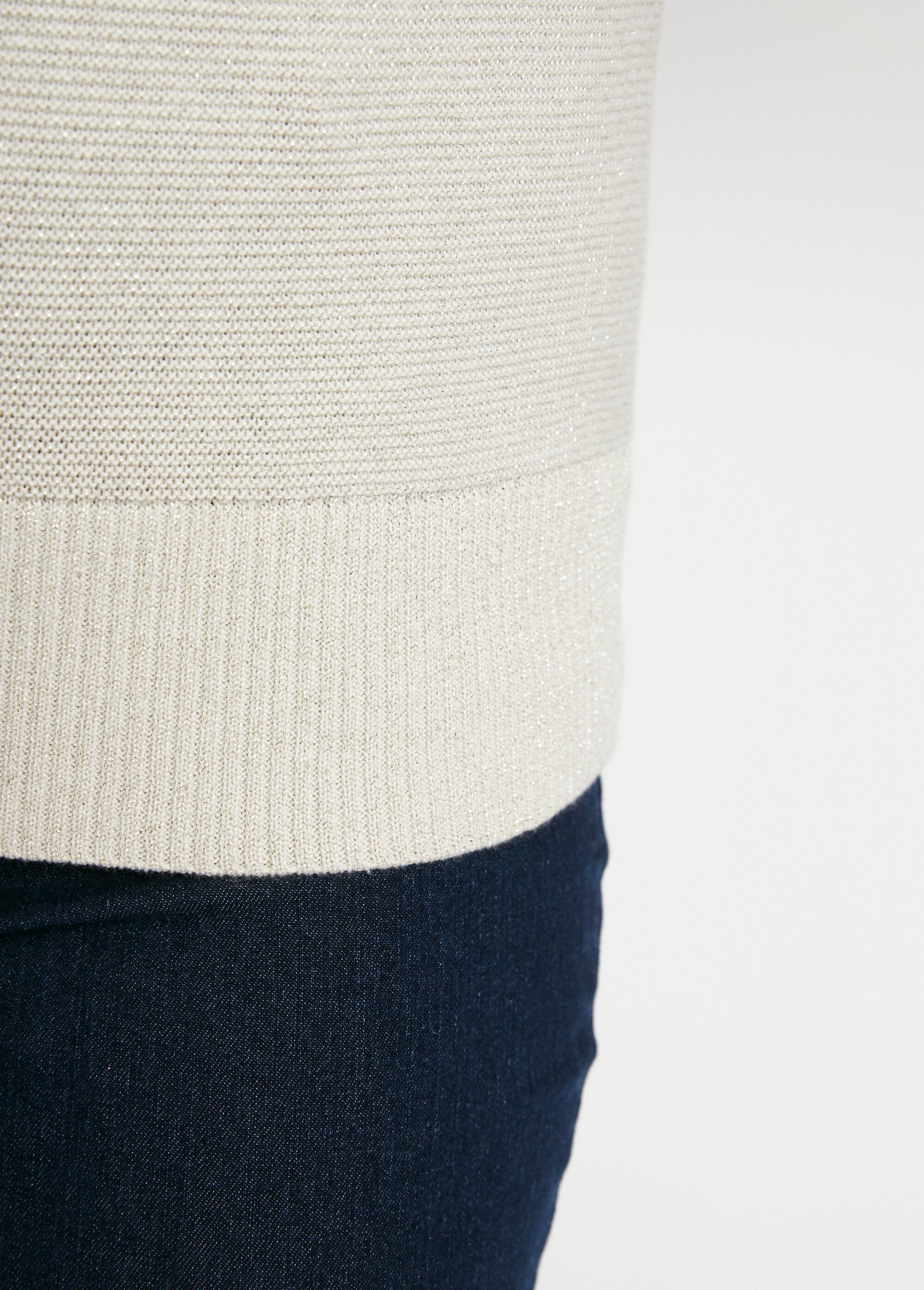 Pull_maille_brillante_fantaisie_ajourée_Beige_DE3_slim