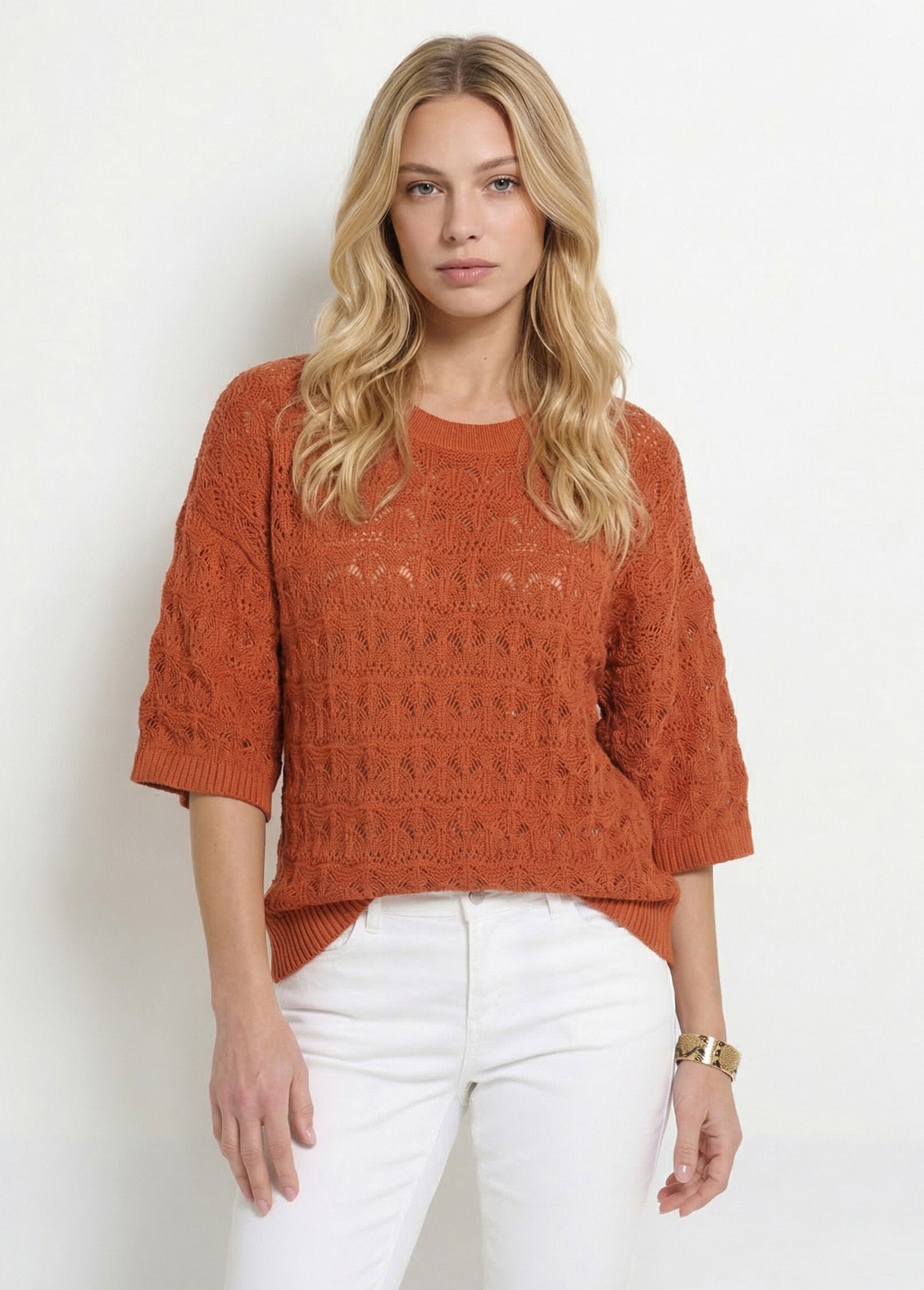 Short-sleeved_openwork_knit_sweater_Paprika_FA2_slim