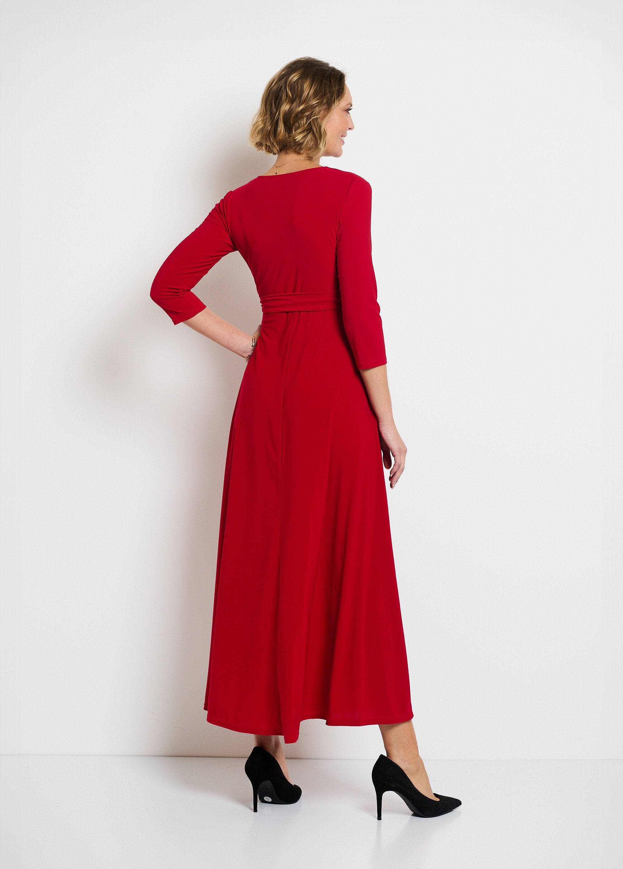 Long_wrap_dress_in_stretchy_knit_Red_DO1_slim