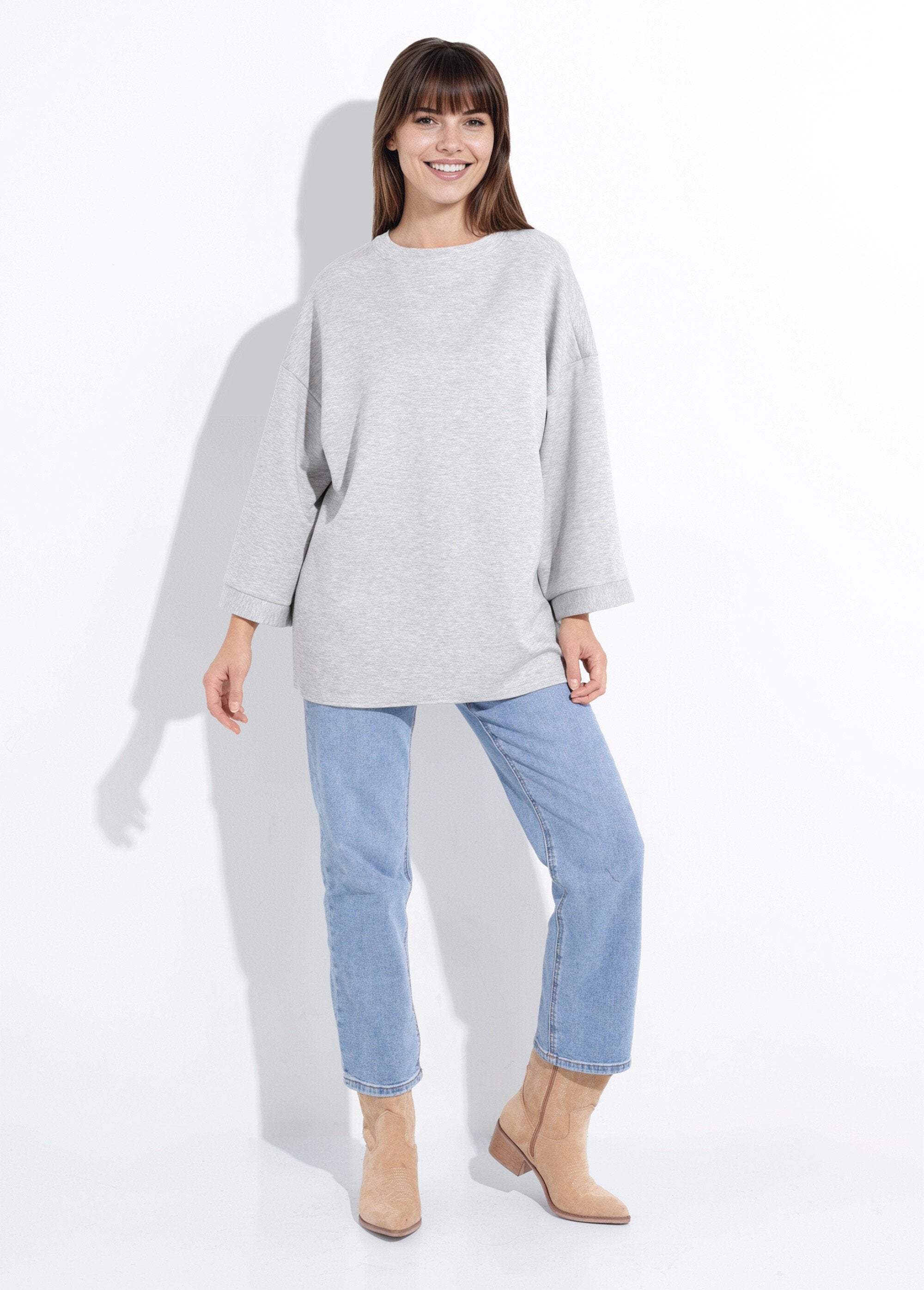 Wide_round_neck_sweatshirt,_3/4_sleeves_Heather_gray_SF1_slim