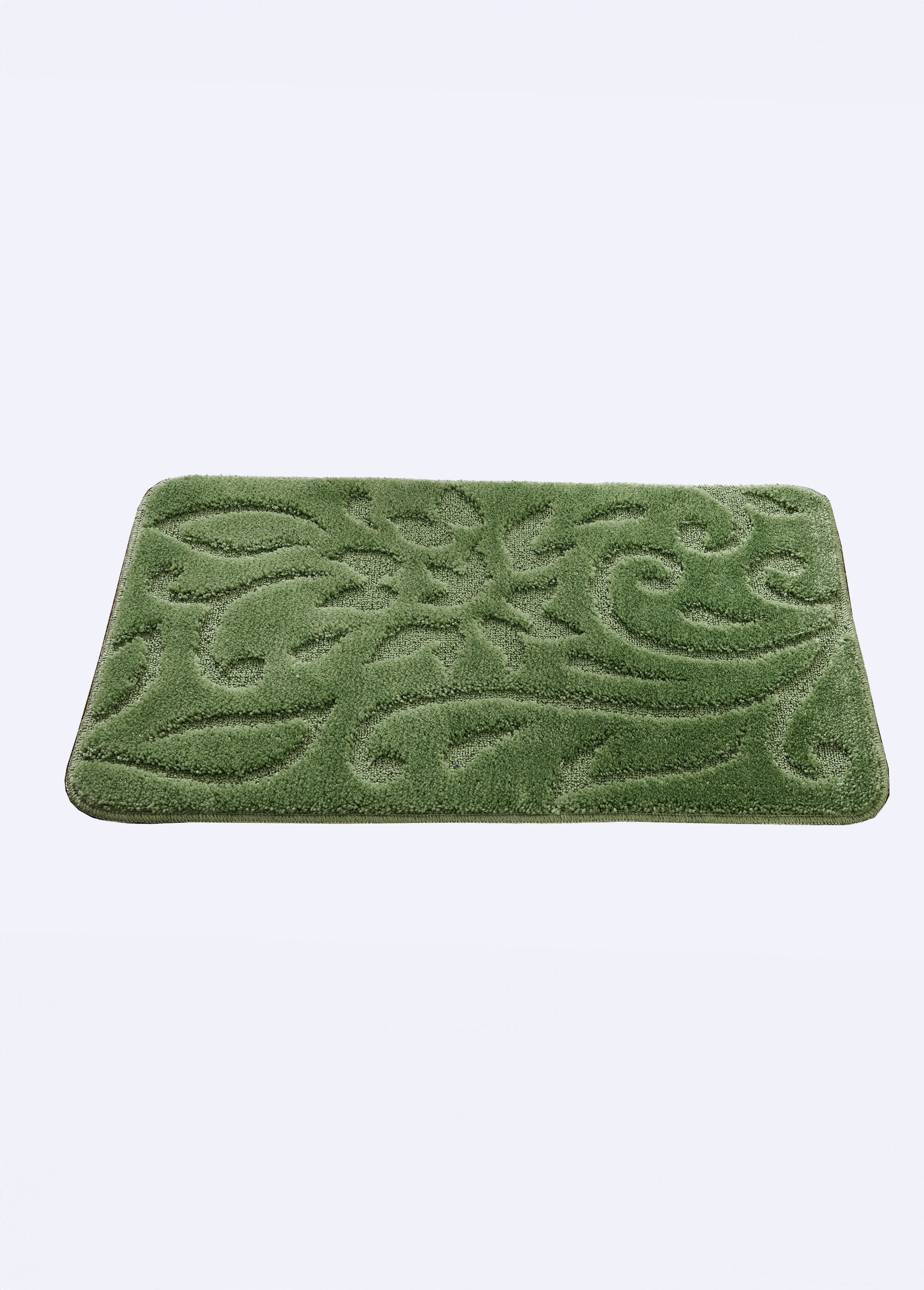 Tapis_de_bain_motif_ton_sur_ton_antidérapant_Vert_DE1_slim
