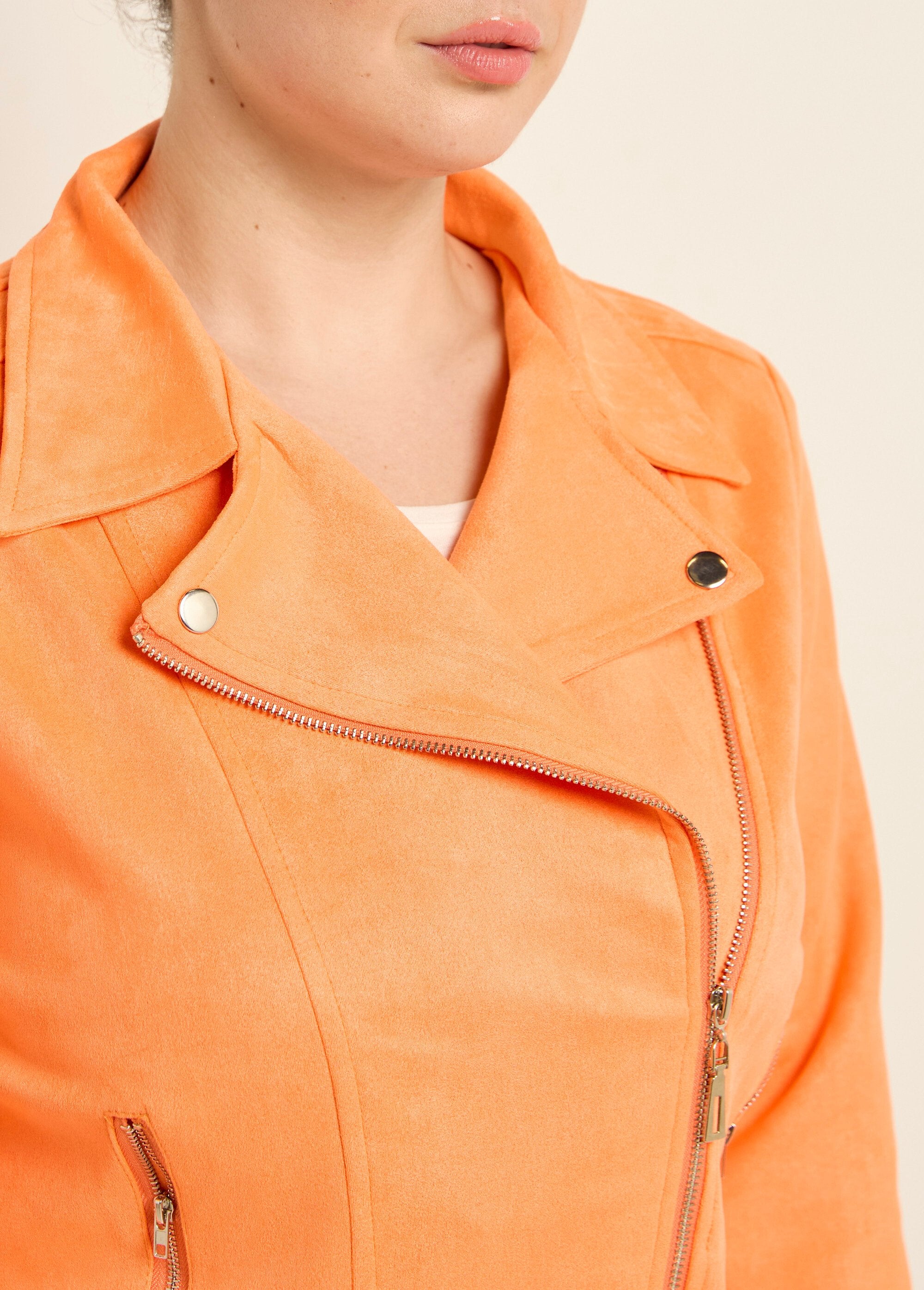 Suede_zip-up_biker_jacket_Bright_orange_DE1_curvy