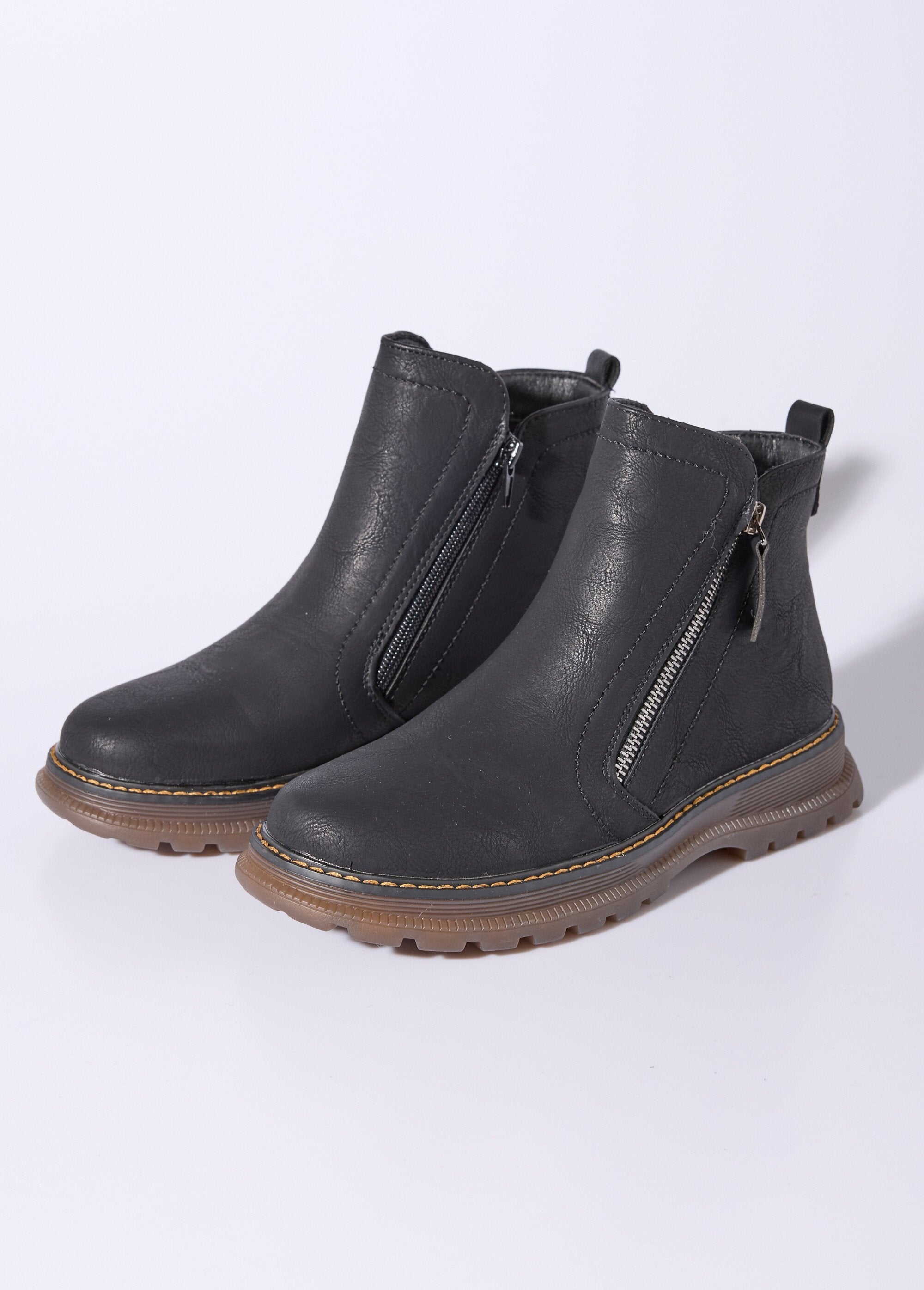 Boots_zippées,_coutures_contrastantes_Noir_DE1_slim