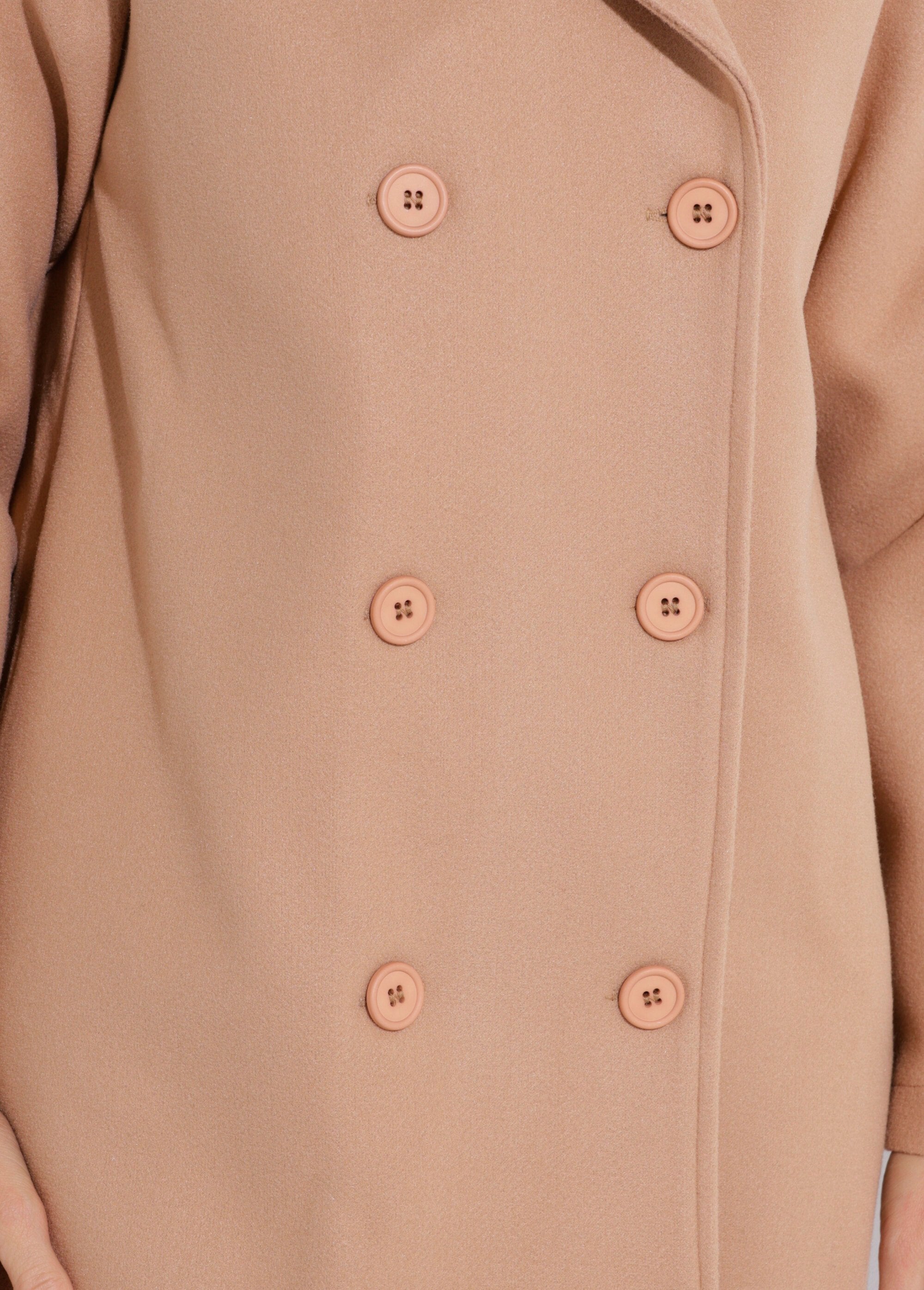 Caban_long_uni_façon_drap_de_laine_Camel_DE3_slim