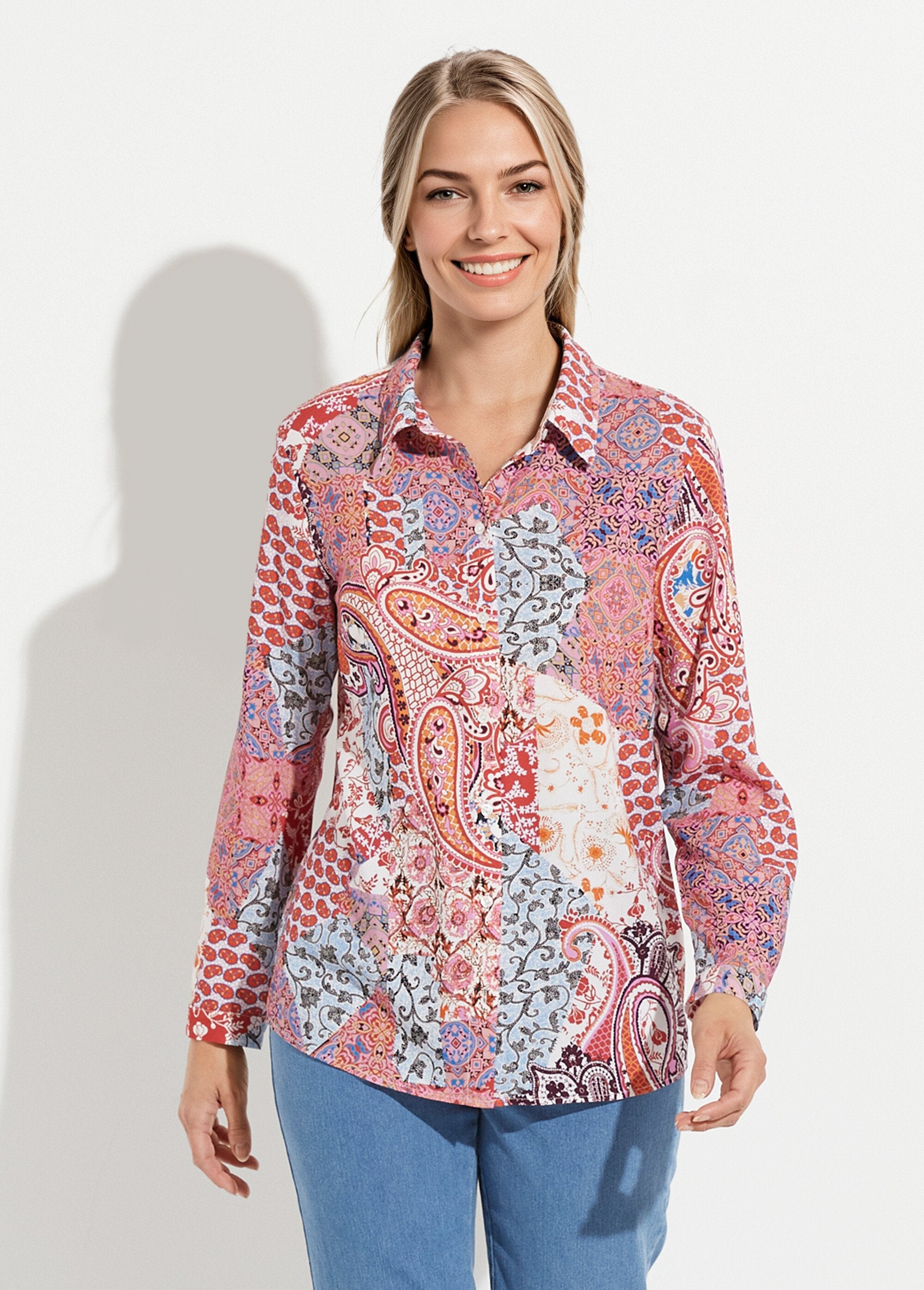 Long,_flowing_paisley_print_button-down_blouse_Pink_print_FA1_slim