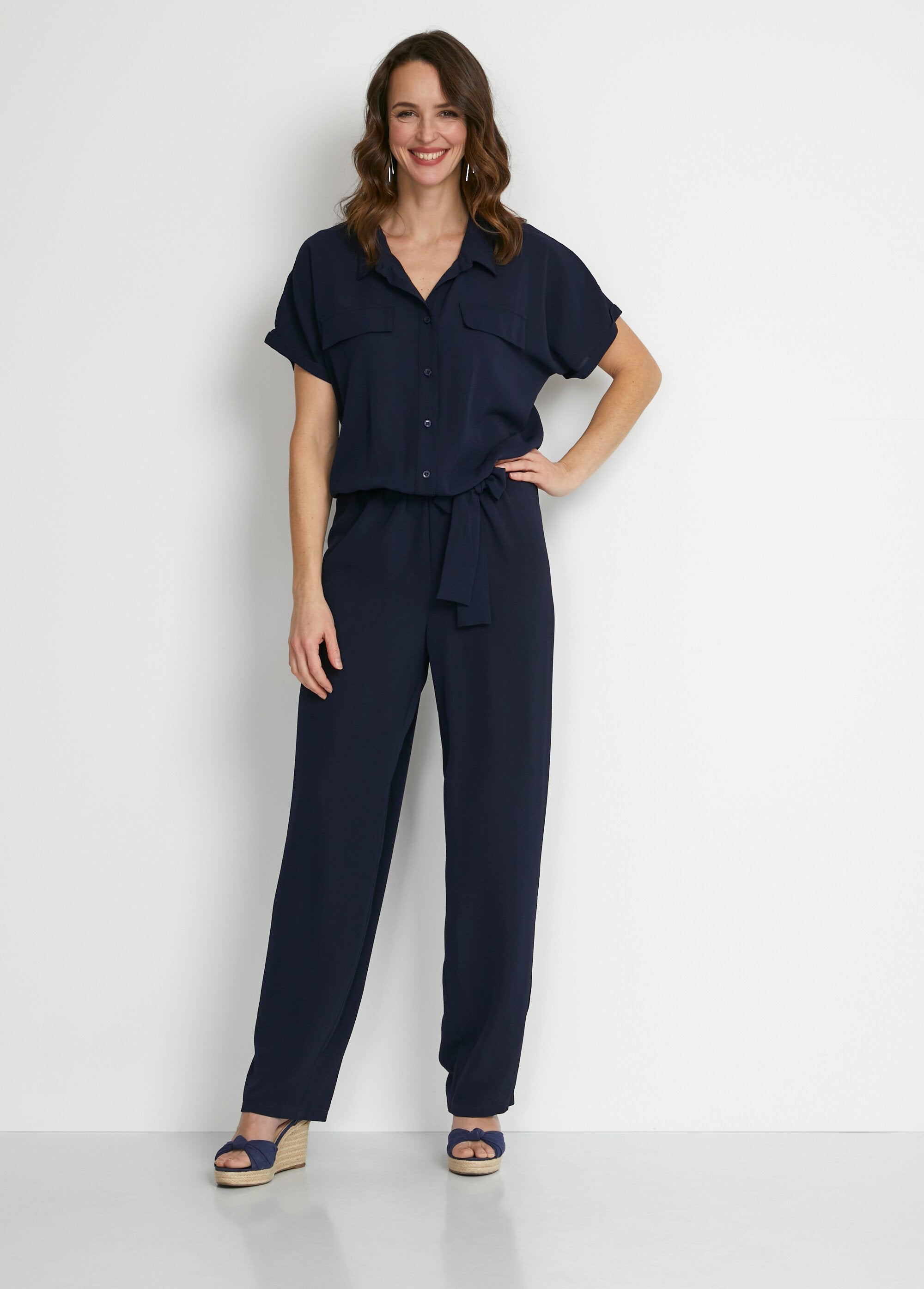 Plain_elasticated_waist_jumpsuit_Plain_navy_FA1_slim