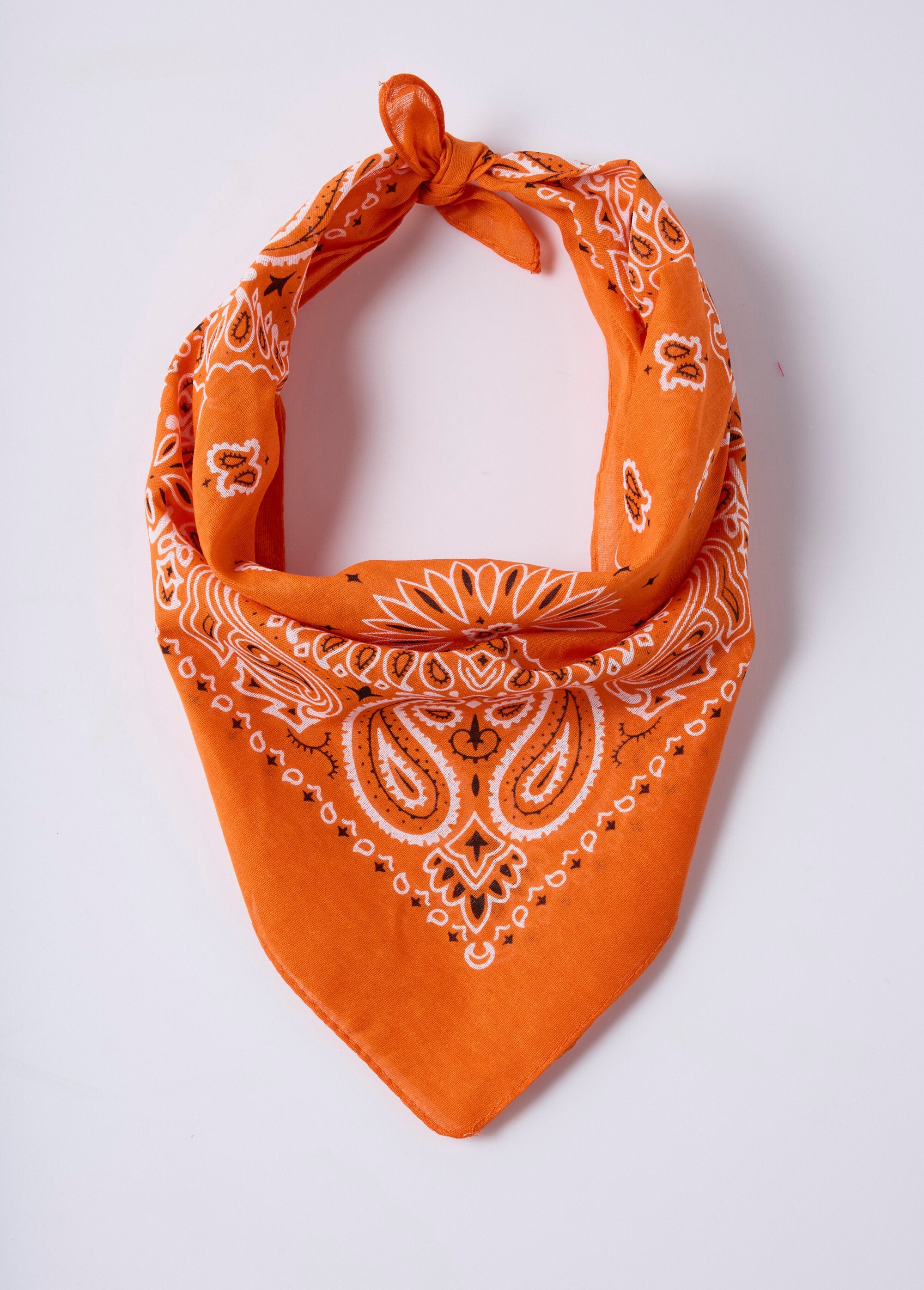 Square_cotton_canvas_bandana_scarf_Orange_FA1_slim