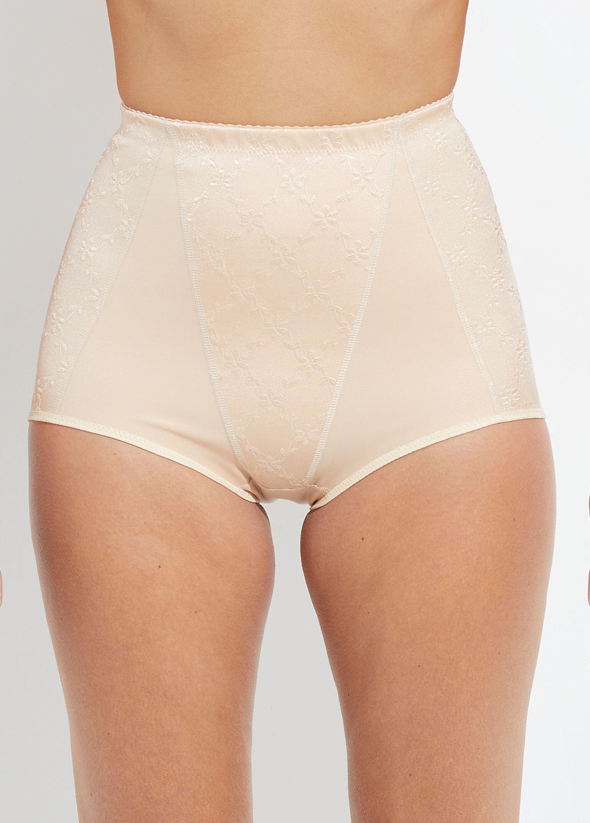 High_waisted_panty_girdle,_flat_stomach_Flesh_FA1_slim