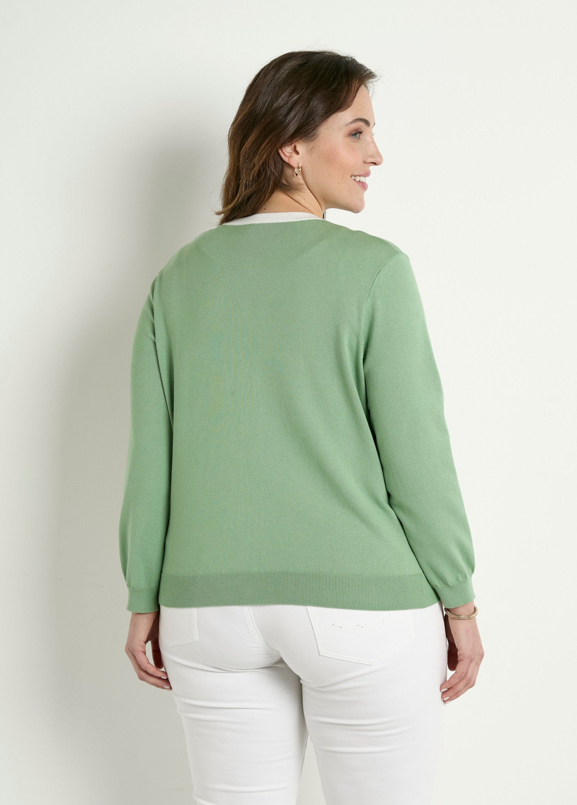 Soft_round_neck_buttoned_cardigan_vest_water_green_DO1_curvy