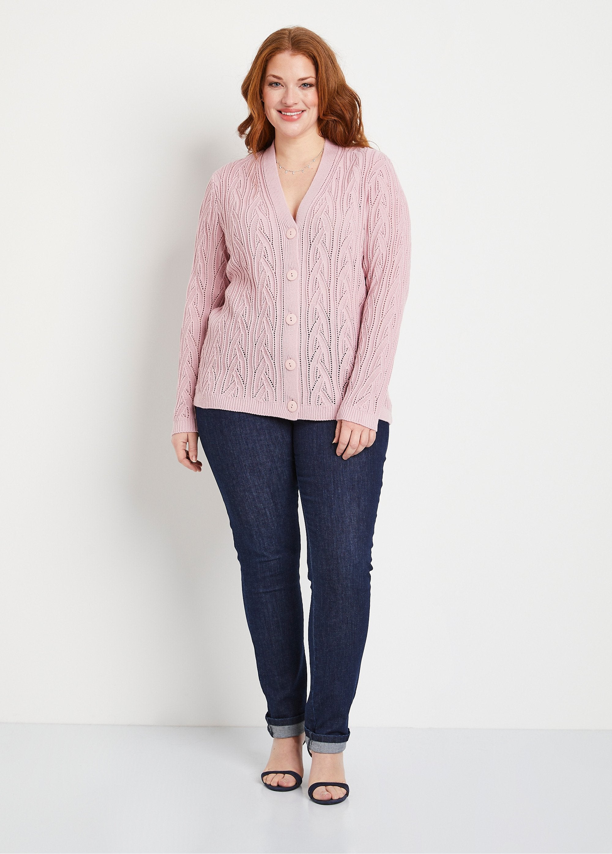 Short_buttoned_openwork_cardigan_Pink_SF1_curvy