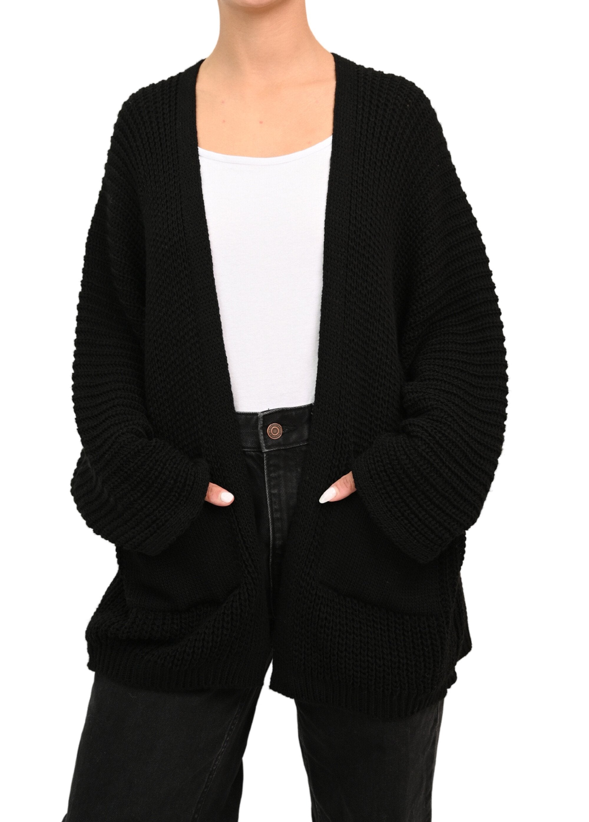 Gilet_long_maille_avec_poches_plaquées_Noir_FA1_slim