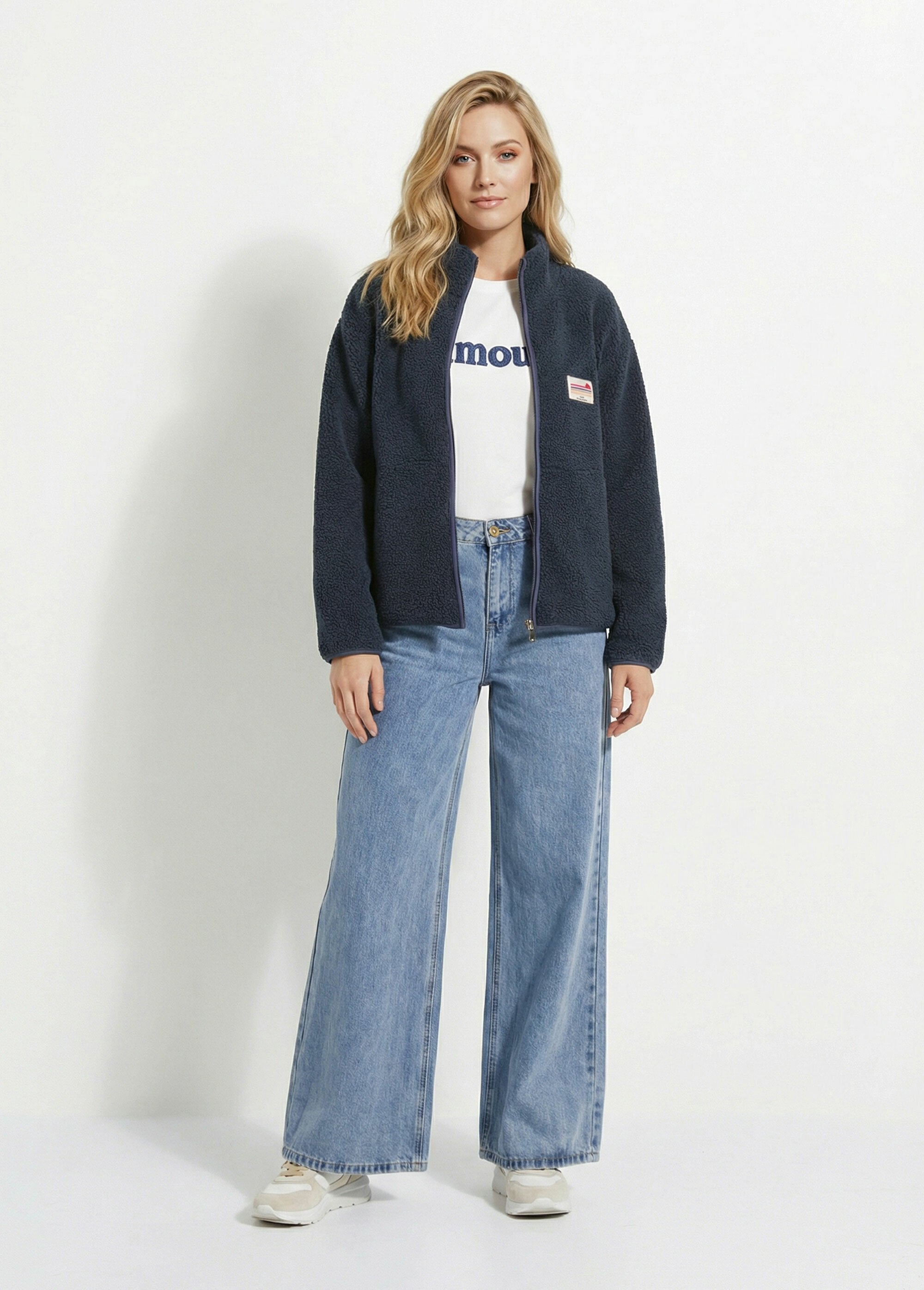 Warm_fleece_zip-up_vest,_high_collar_Marine_SF1_slim