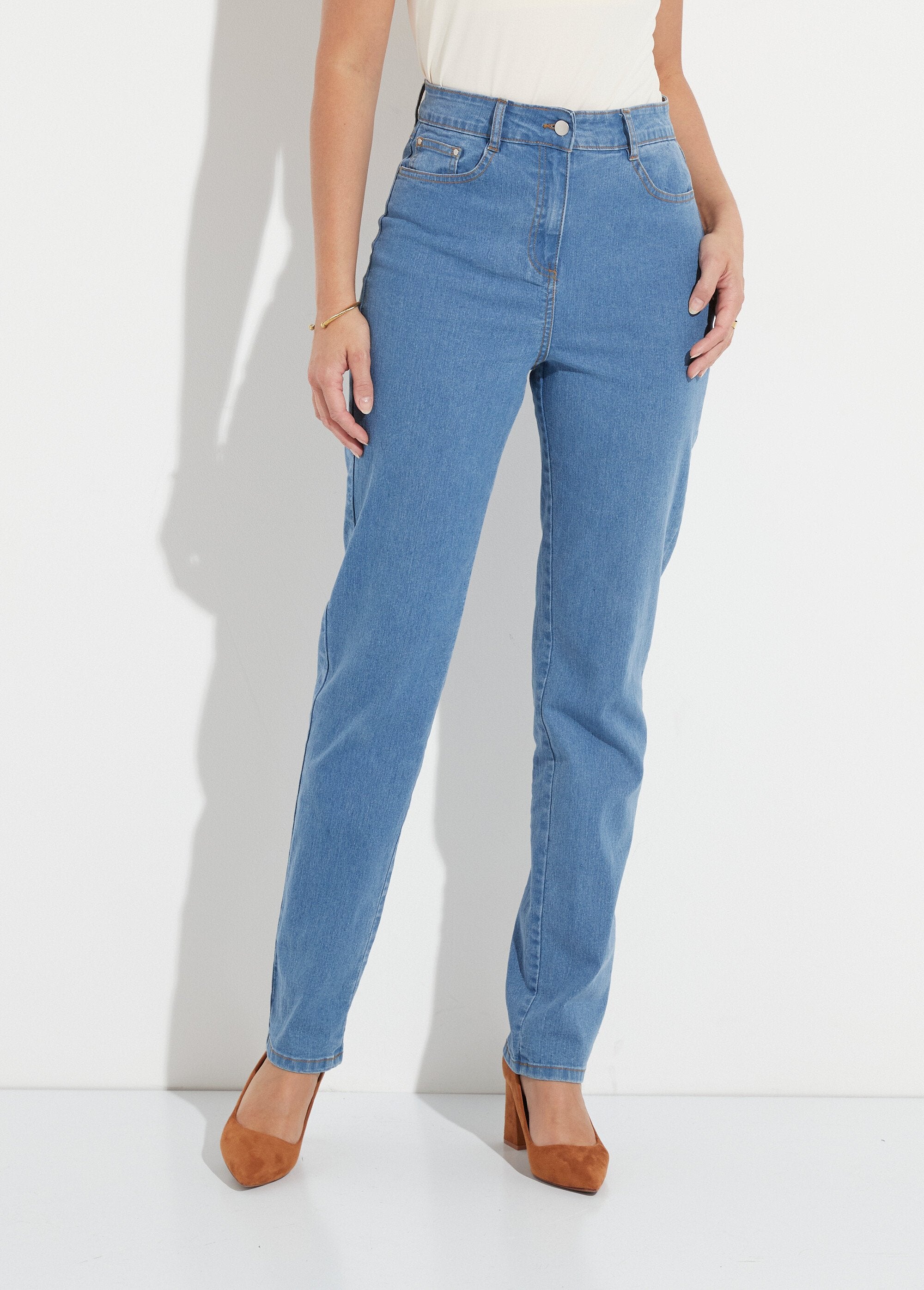 5-pocket_jeans_with_stretch_cotton_stretch_belt_Bleach_FA1_slim