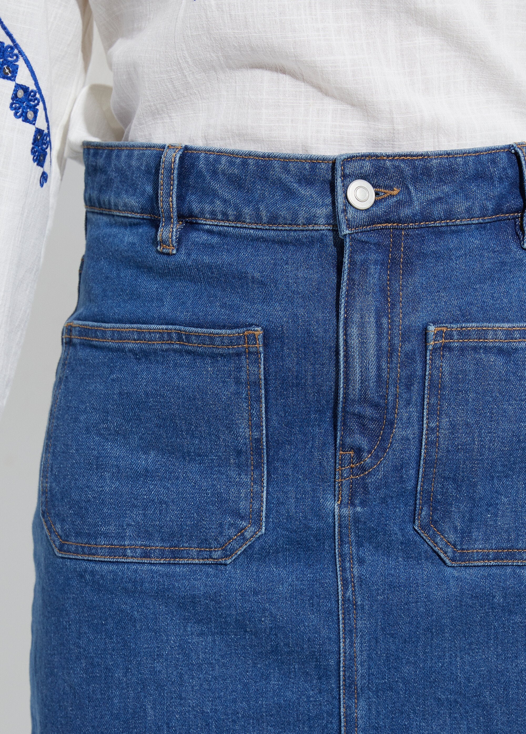 Jupe_droite_courte_en_jean_4_poches_Bleu_stone_DE1_slim