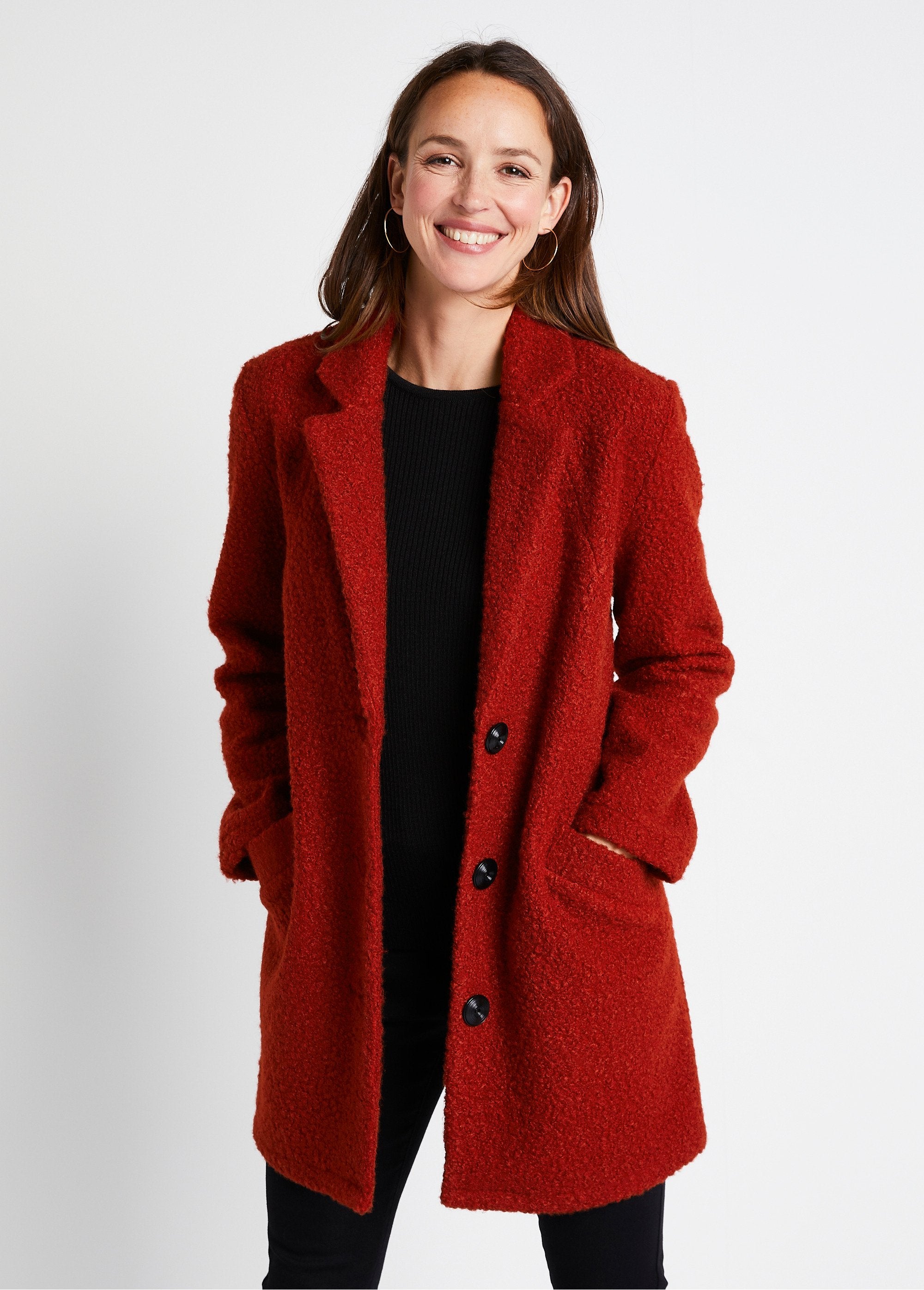 Buttoned_mid-length_French_terry_coat_Tomette_FA1_slim