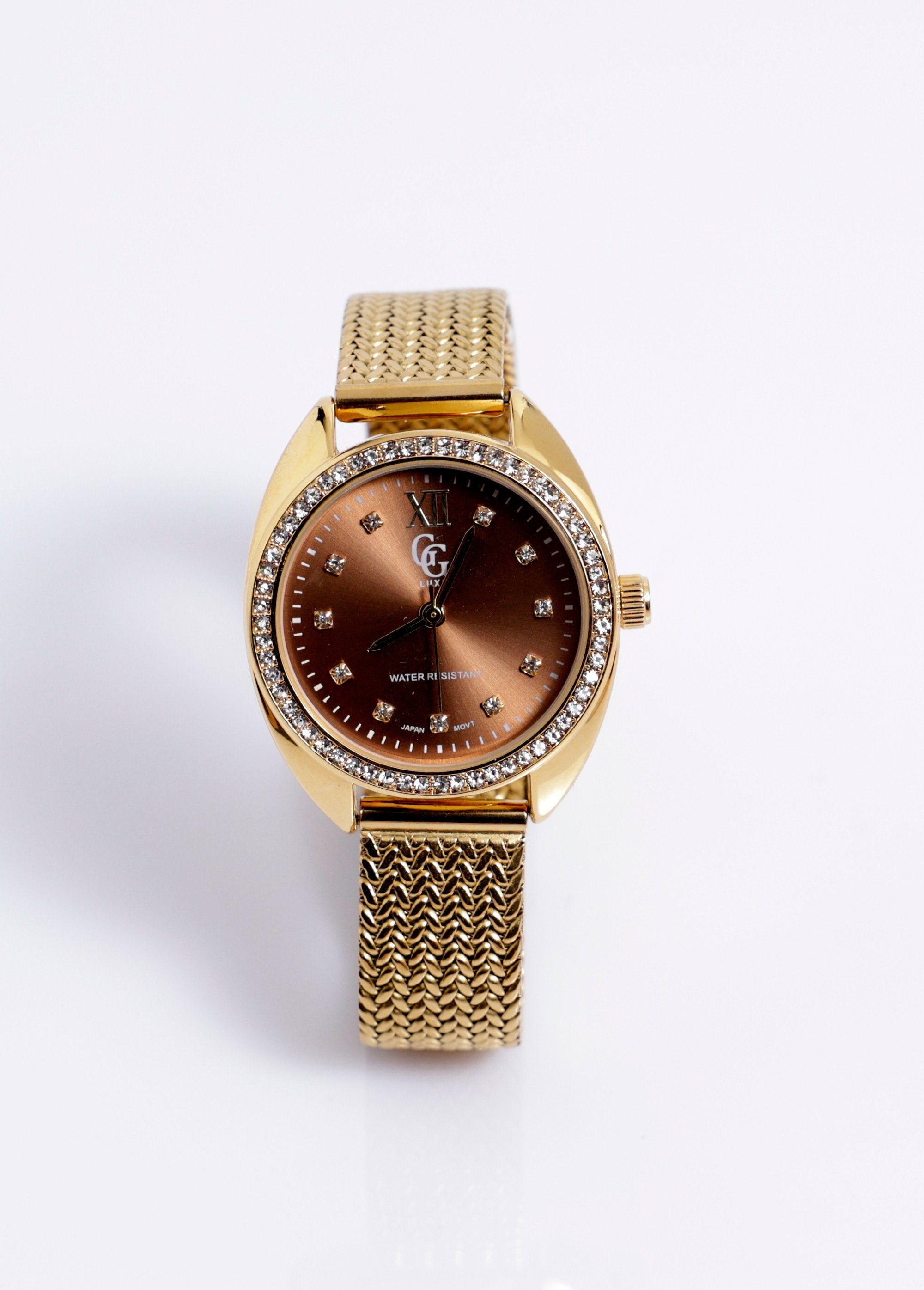 Steel_jewelry_watch_with_round_rhinestone_dial_Gold_brown_FA1_slim