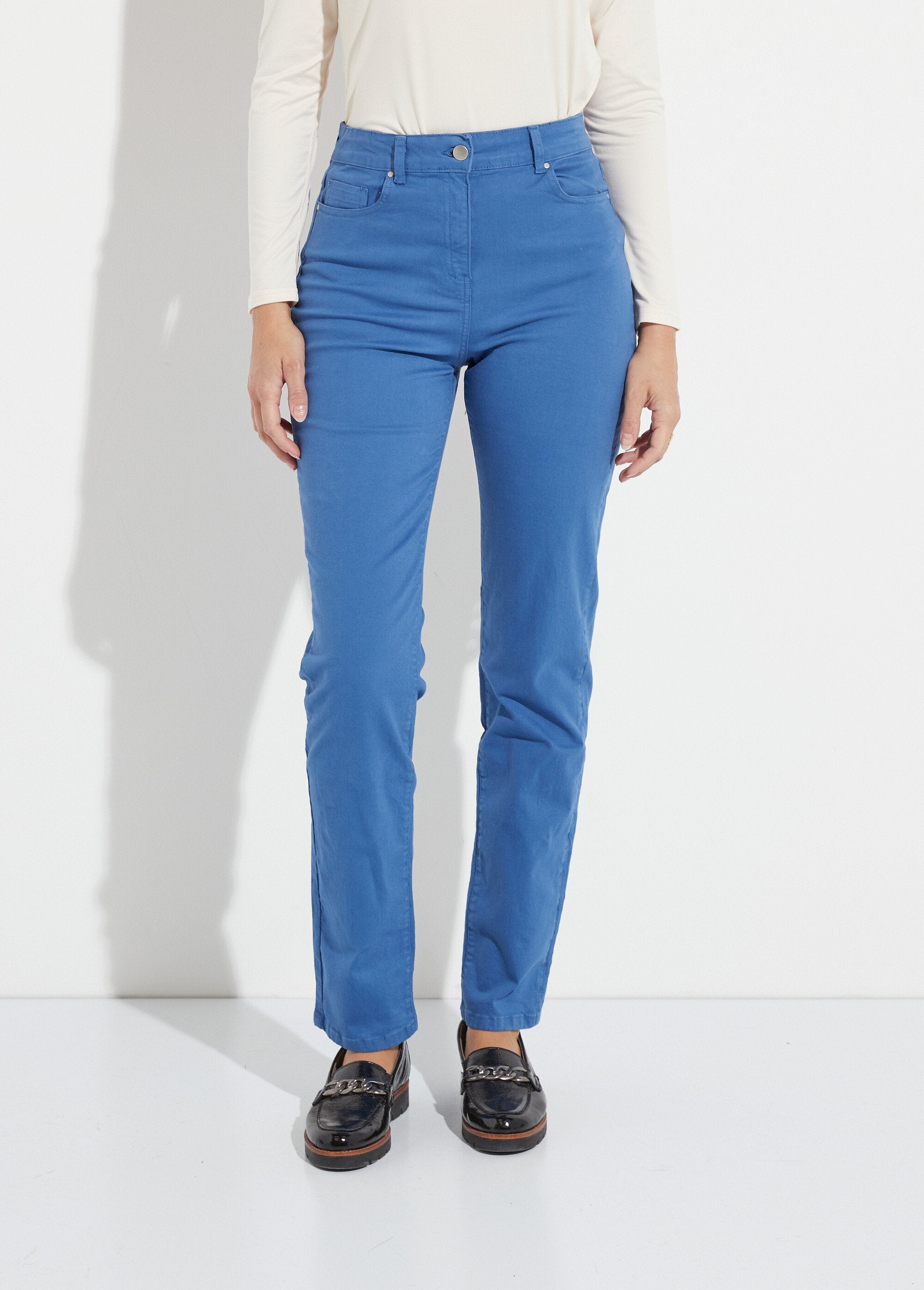 Pantalon_droit_5_poches_coton_stretch_Bleu_FA1_slim