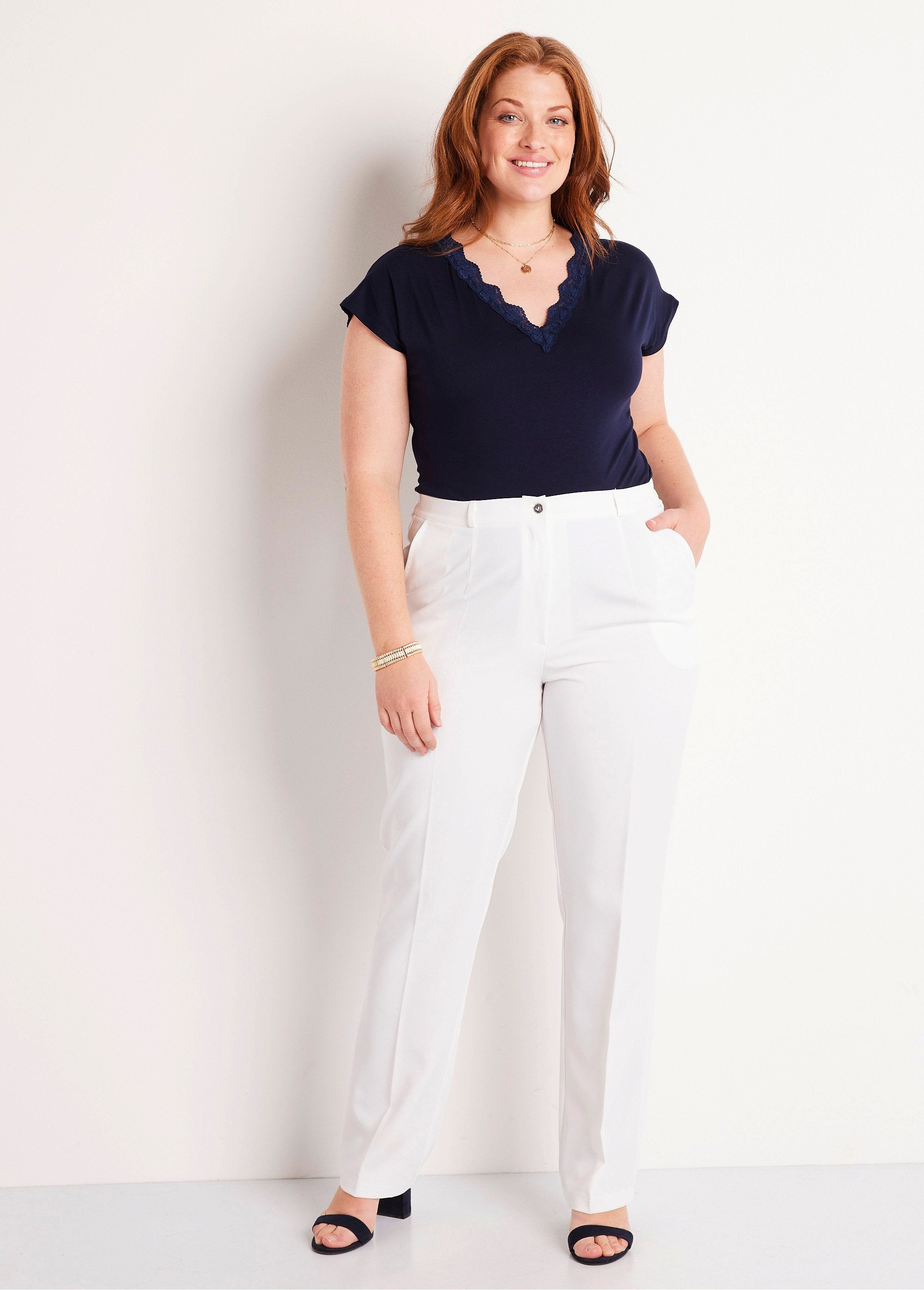 Plain_straight_pants_with_semi-elasticated_waist_White_SF1_curvy