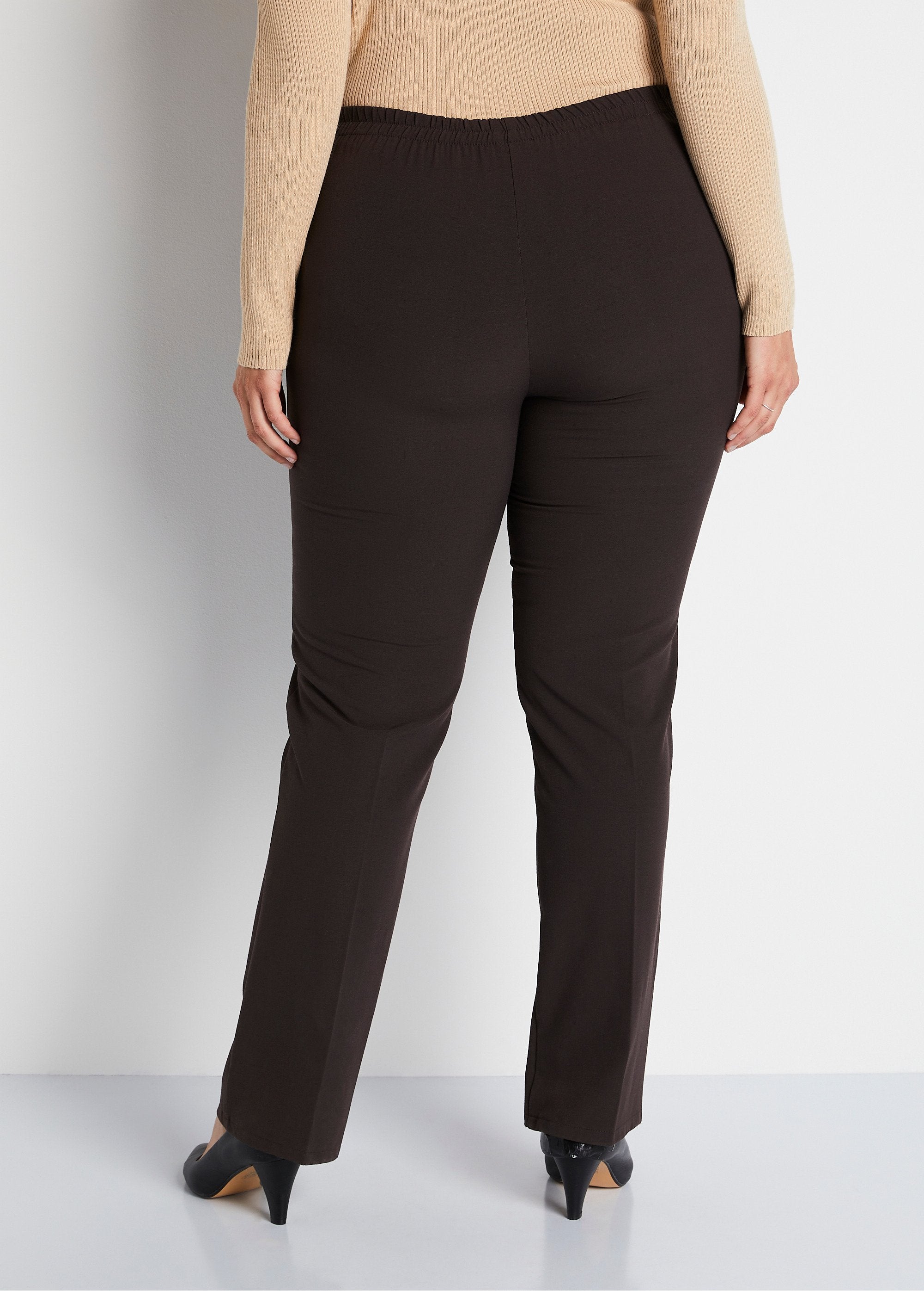 Straight_pants_with_semi-elasticated_waist_Brown_DO1_curvy