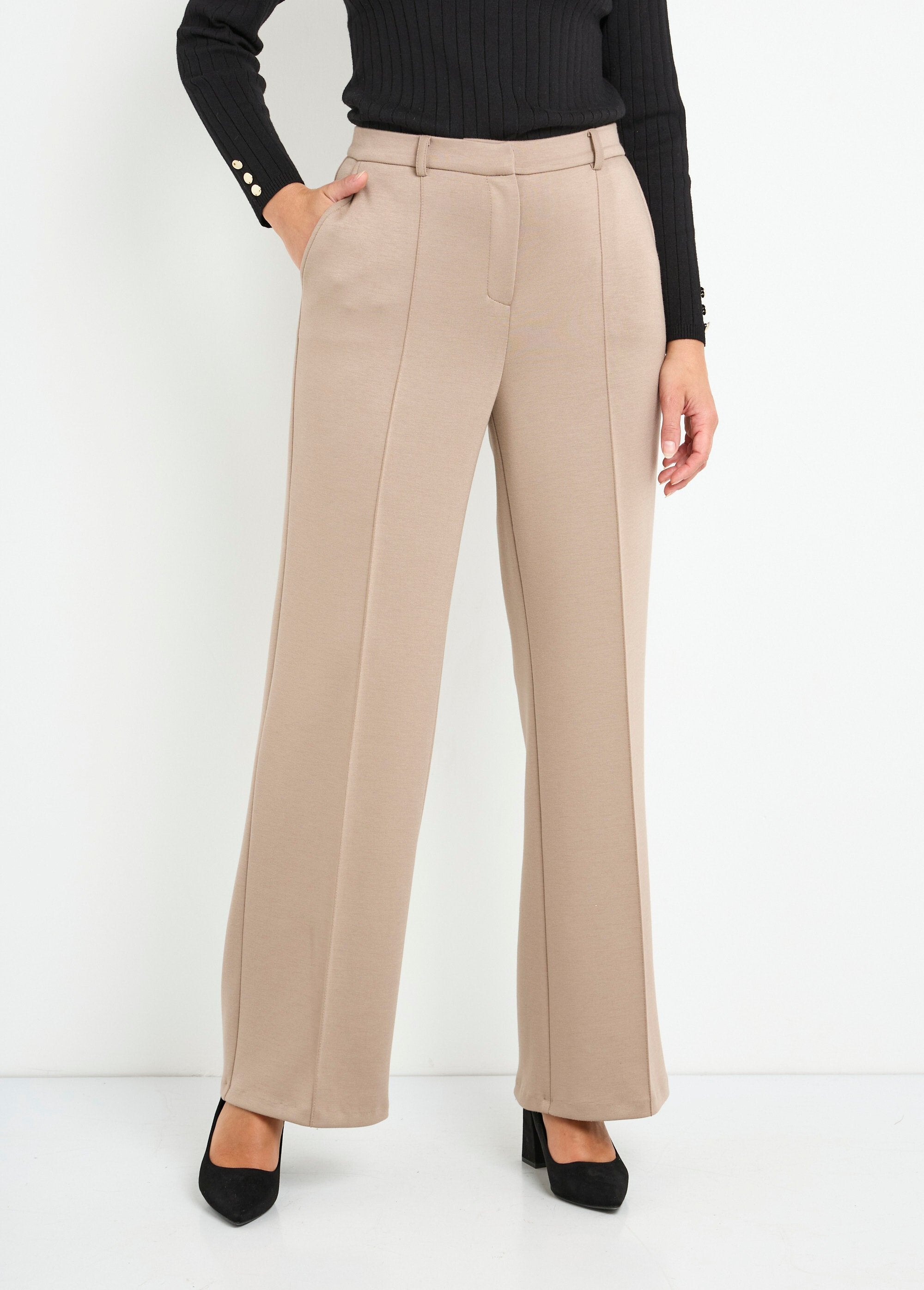 Structured_city_pants_in_plain_milano_knit_Beige_FA1_slim