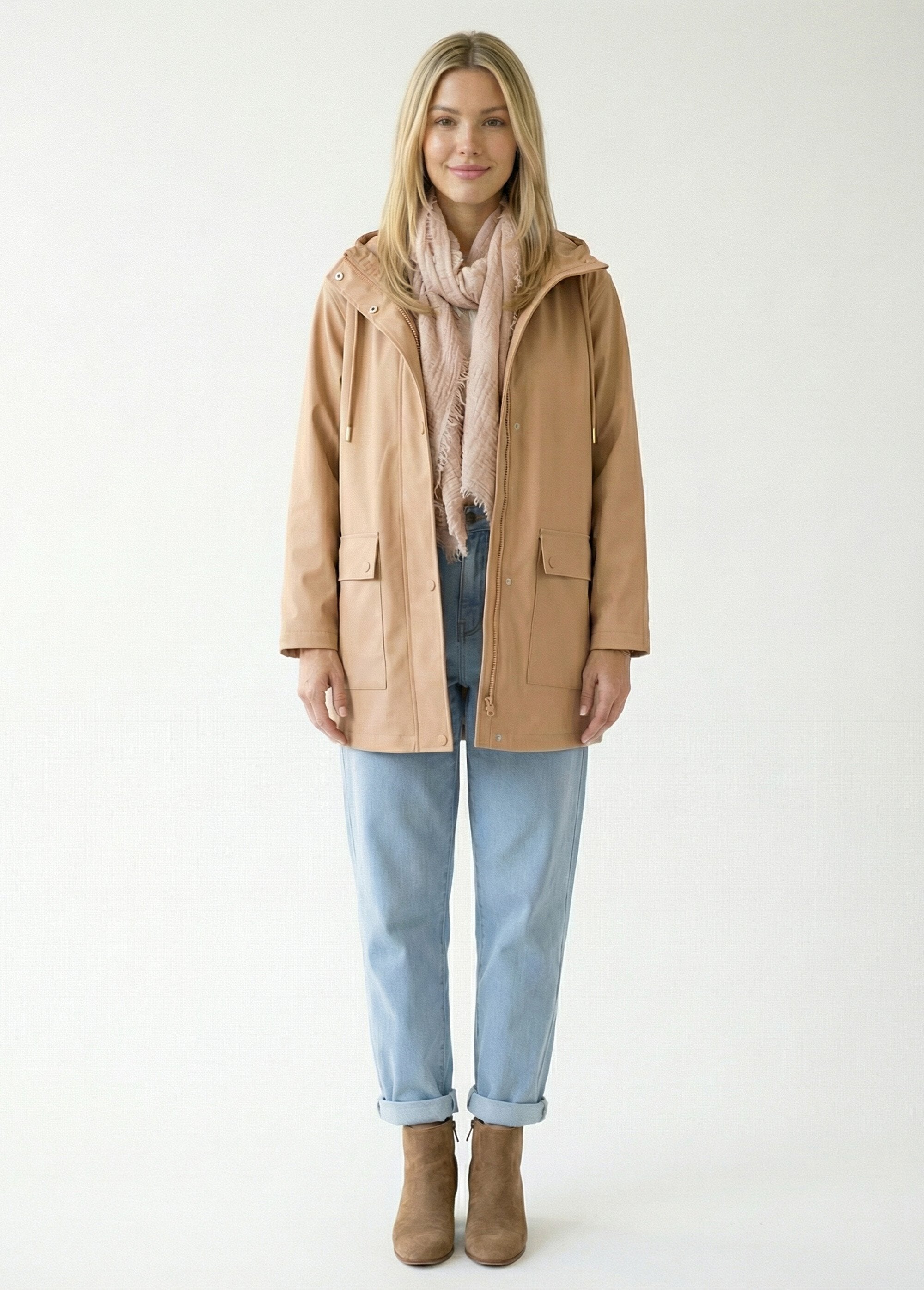 Water-repellent_zip-up_hooded_parka_camel_SF1_slim