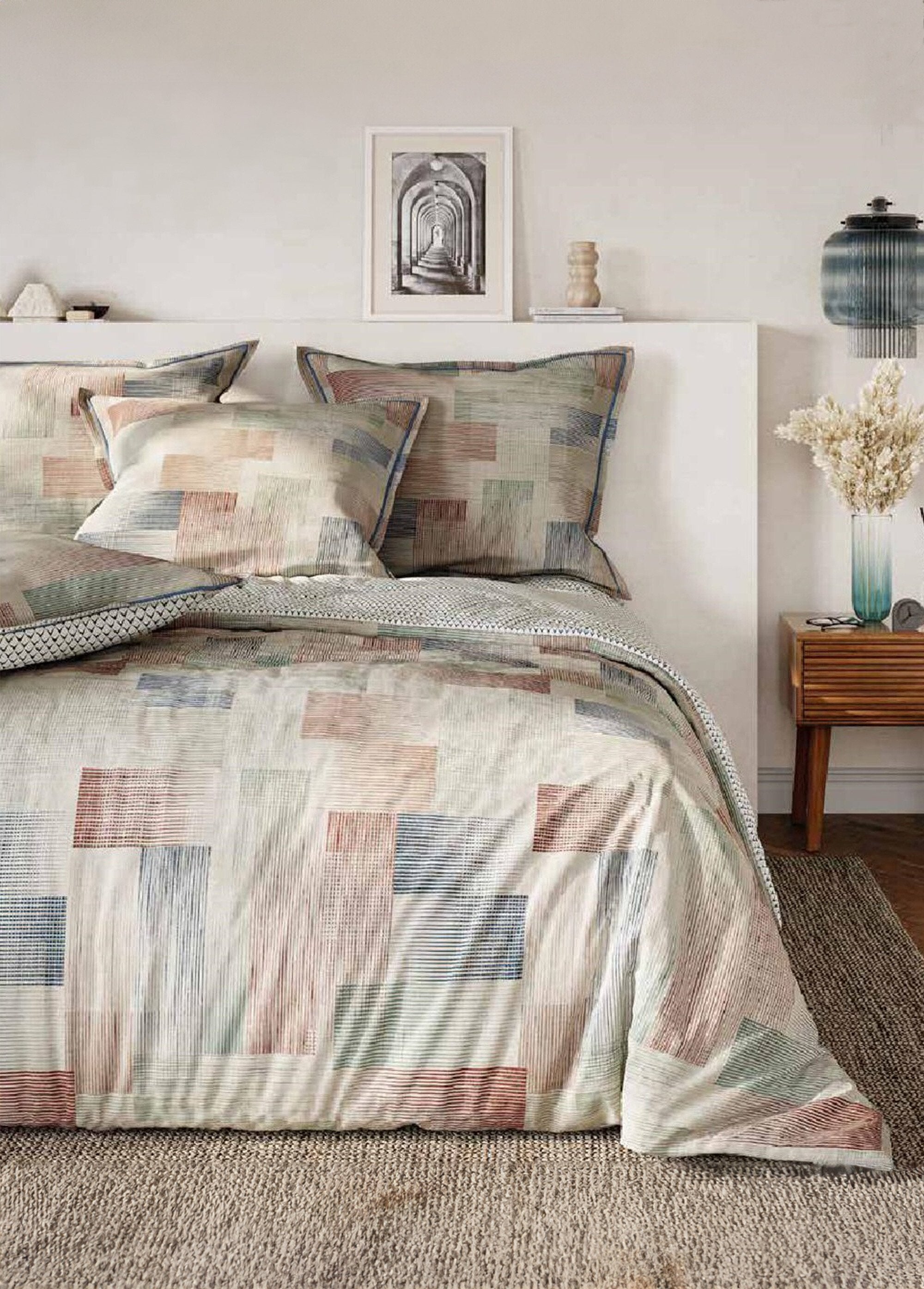 3_Piece_Duvet_Cover_Set,_Squares_Beige_print_FA1_slim
