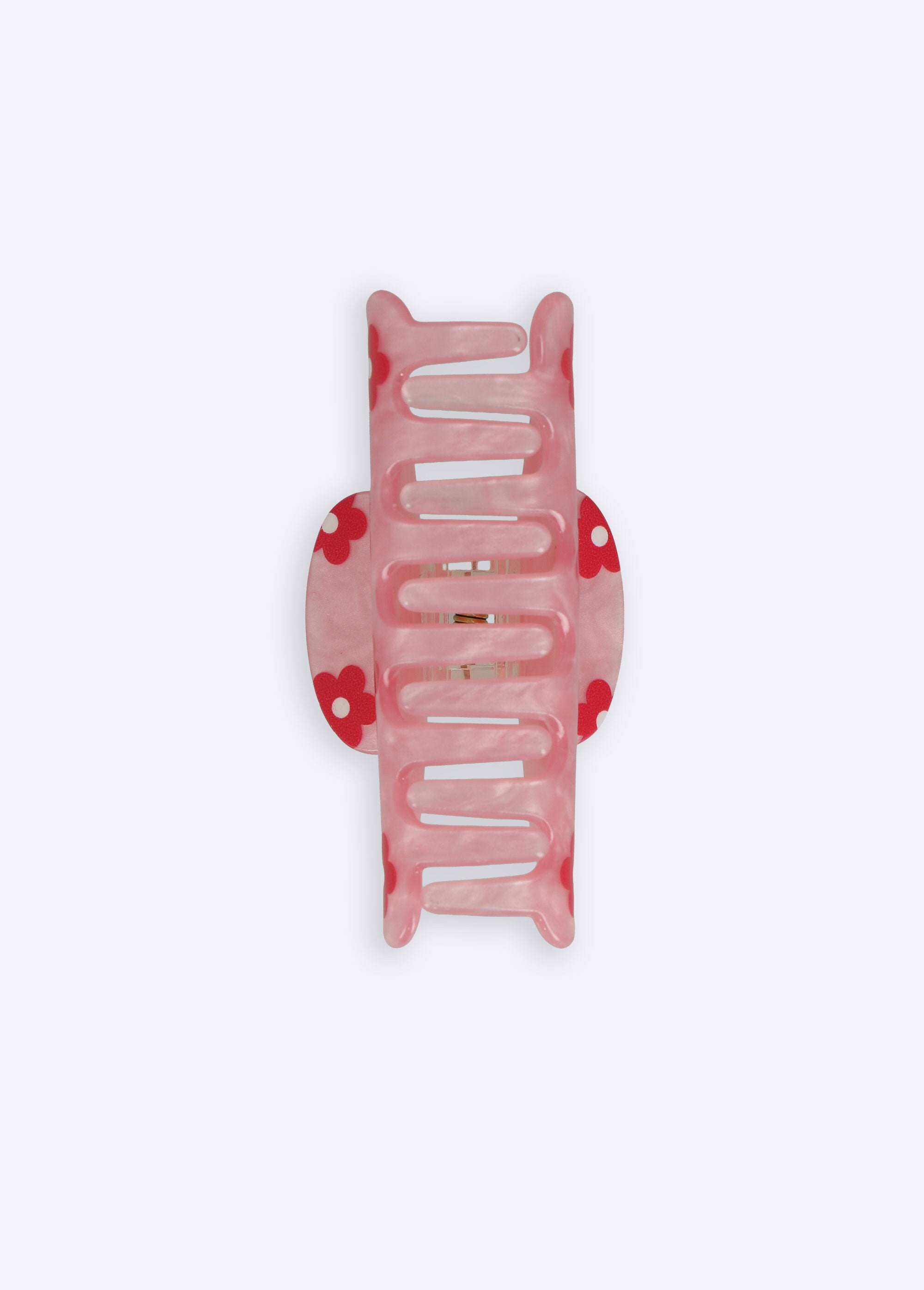 Pince_à_cheveux_nacrée,_décor_fleurs_Rose_DE1_slim