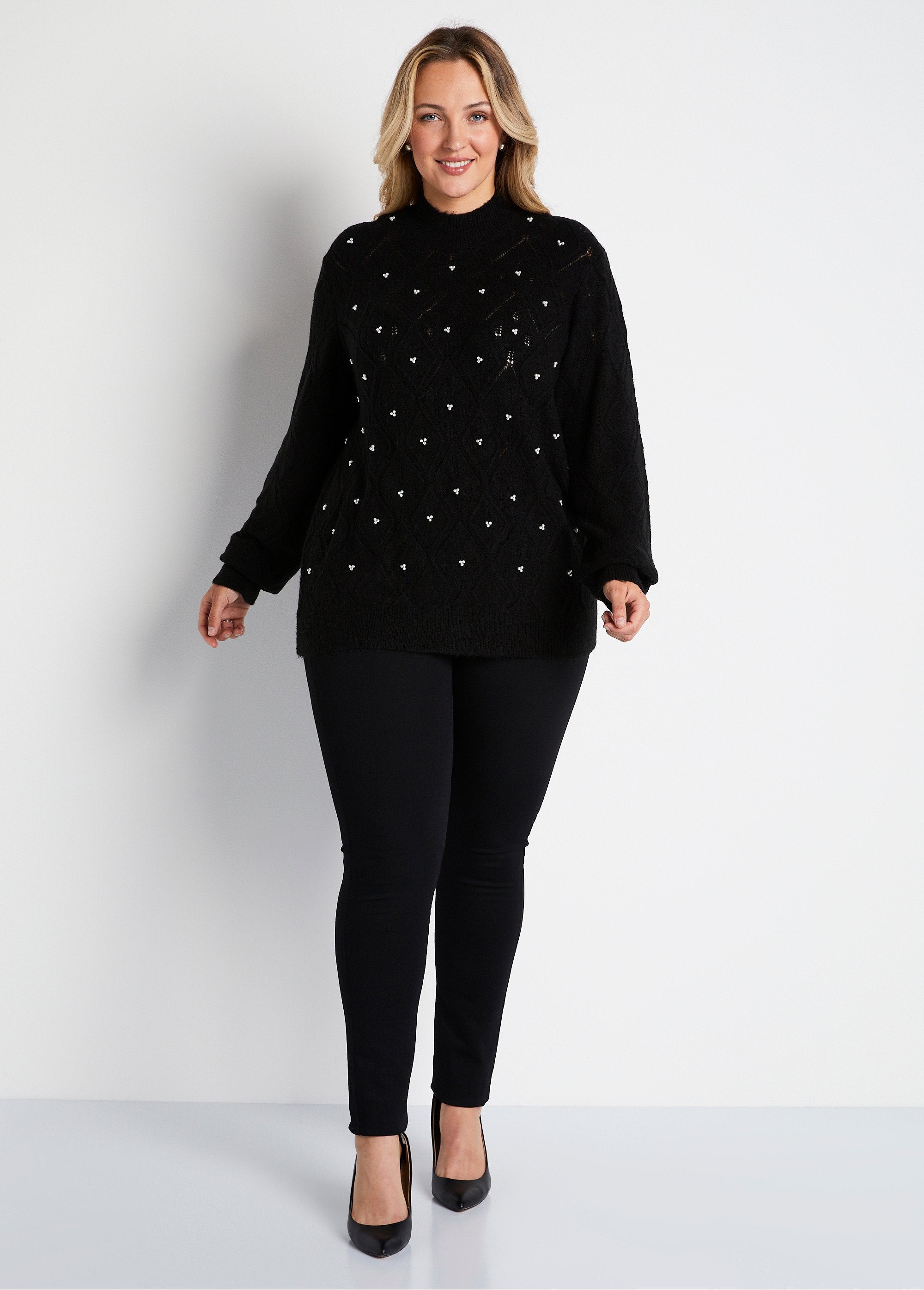 Soft_openwork_beaded_sweater_with_high_collar_Black_SF1_curvy