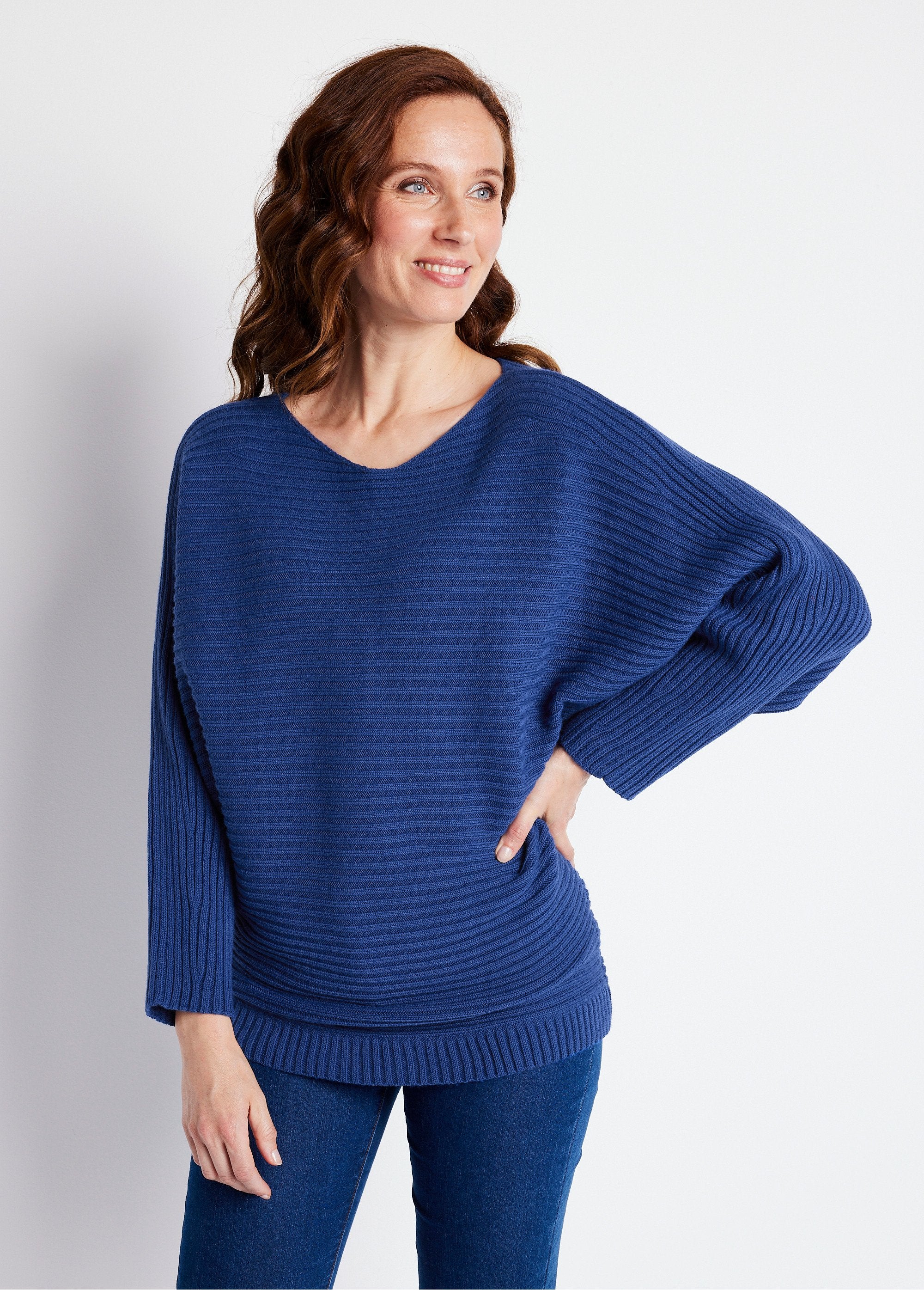 Ribbed_knit_sweater_with_batwing_sleeves_Blue_FA1_slim