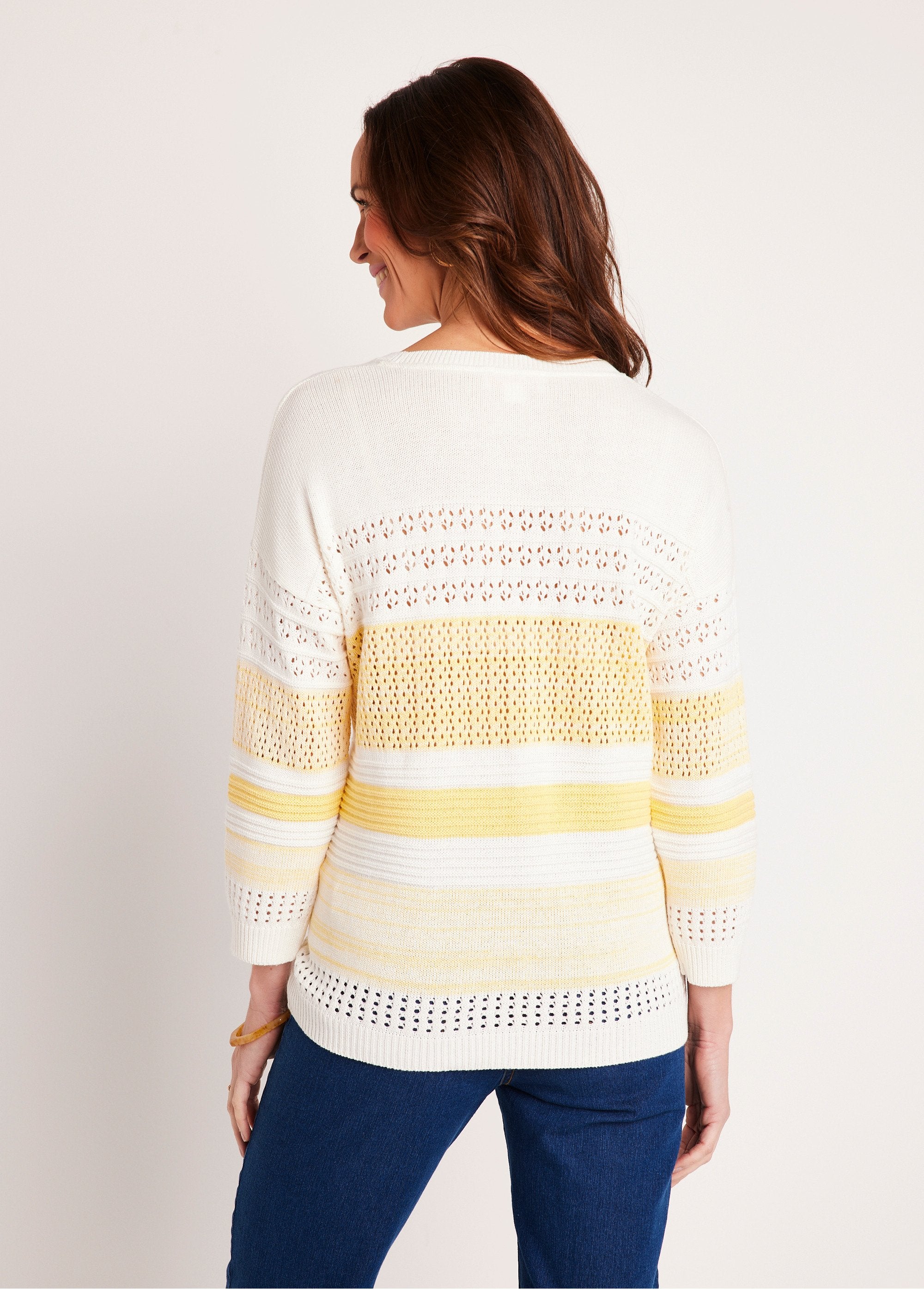 3/4_sleeve_openwork_cotton_blend_sweater_Vanilla_DO1_slim