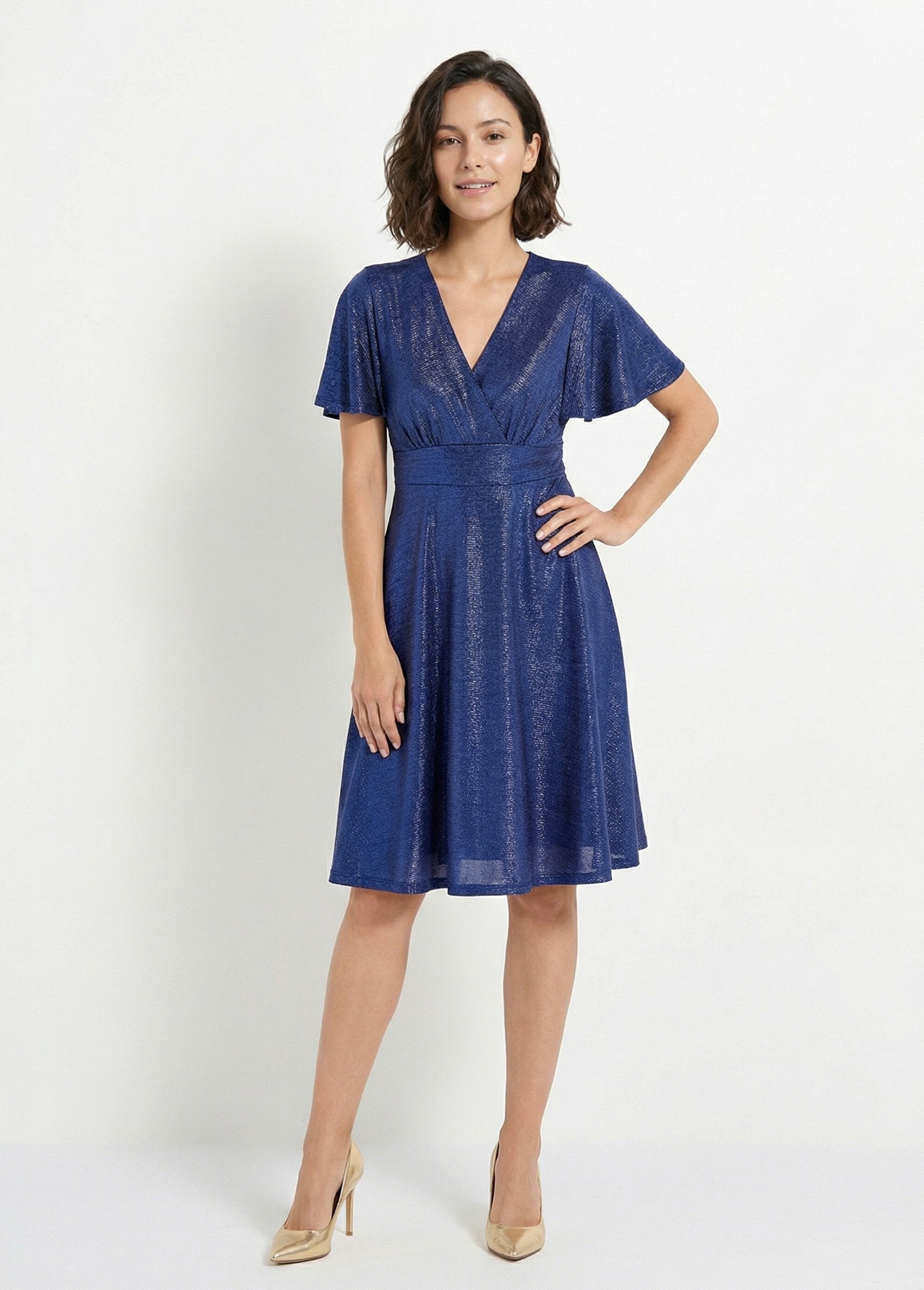 Short_shiny_wrap_dress_with_butterfly_sleeves_Midnight_blue_FA1_slim