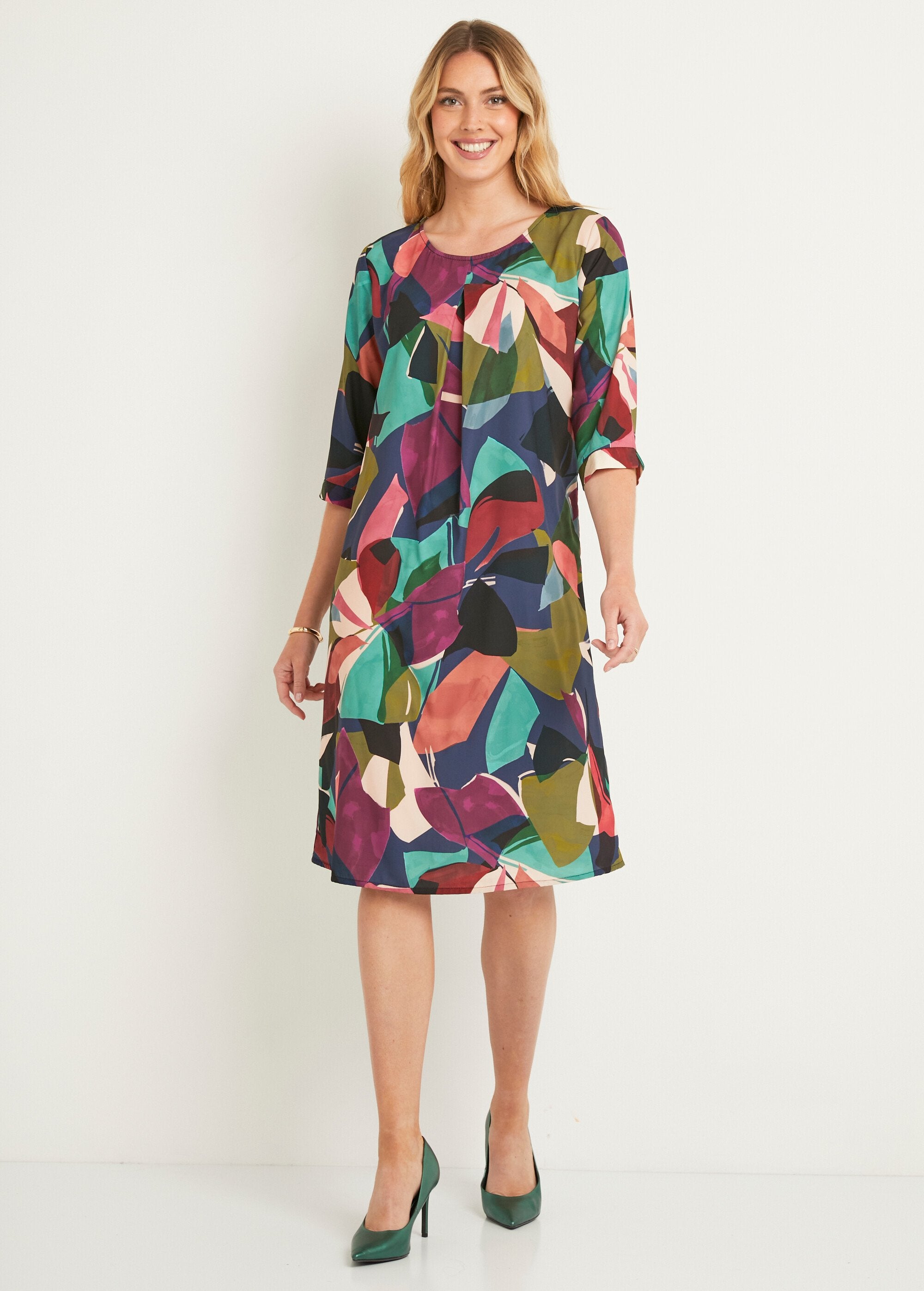 Short_flowing_graphic_straight_dress_Multicolor_FA1_slim