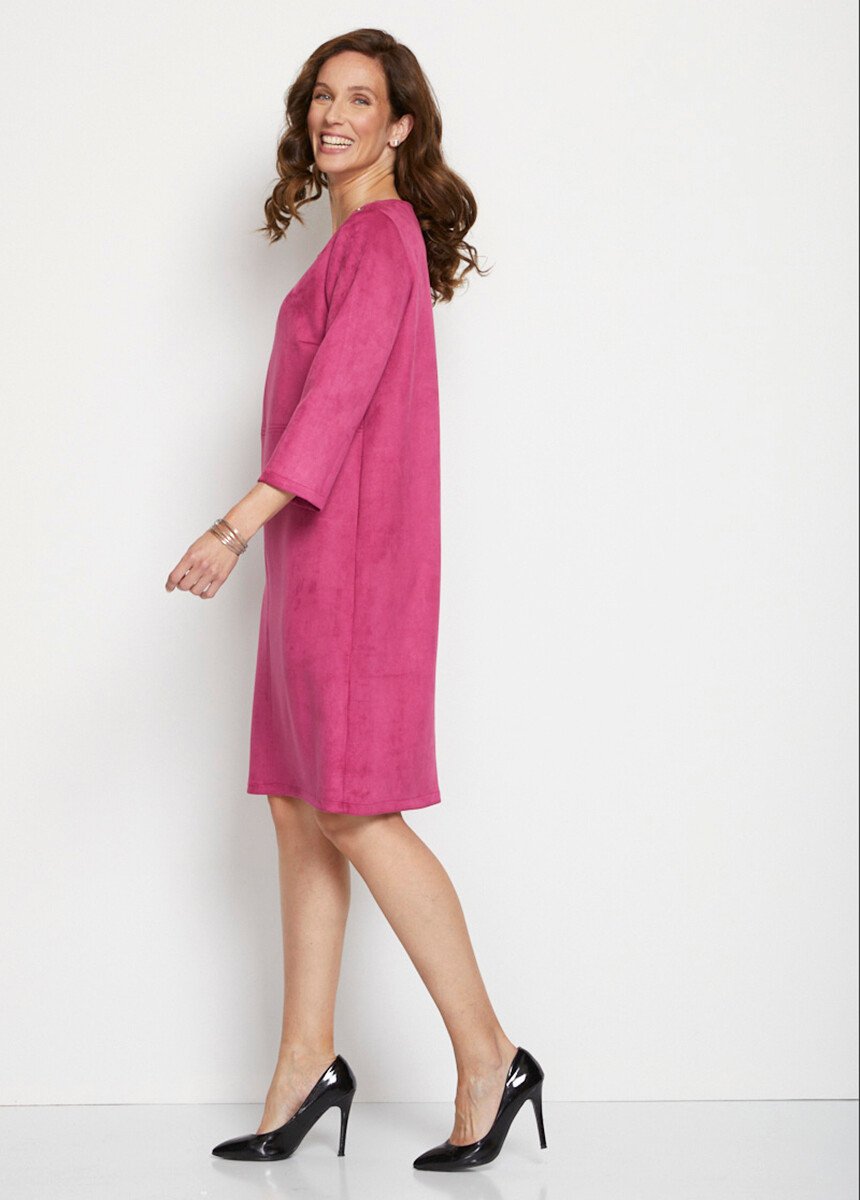 Short_loose_dress_in_plain_suede_fabric_Fuchsia_DR1_slim