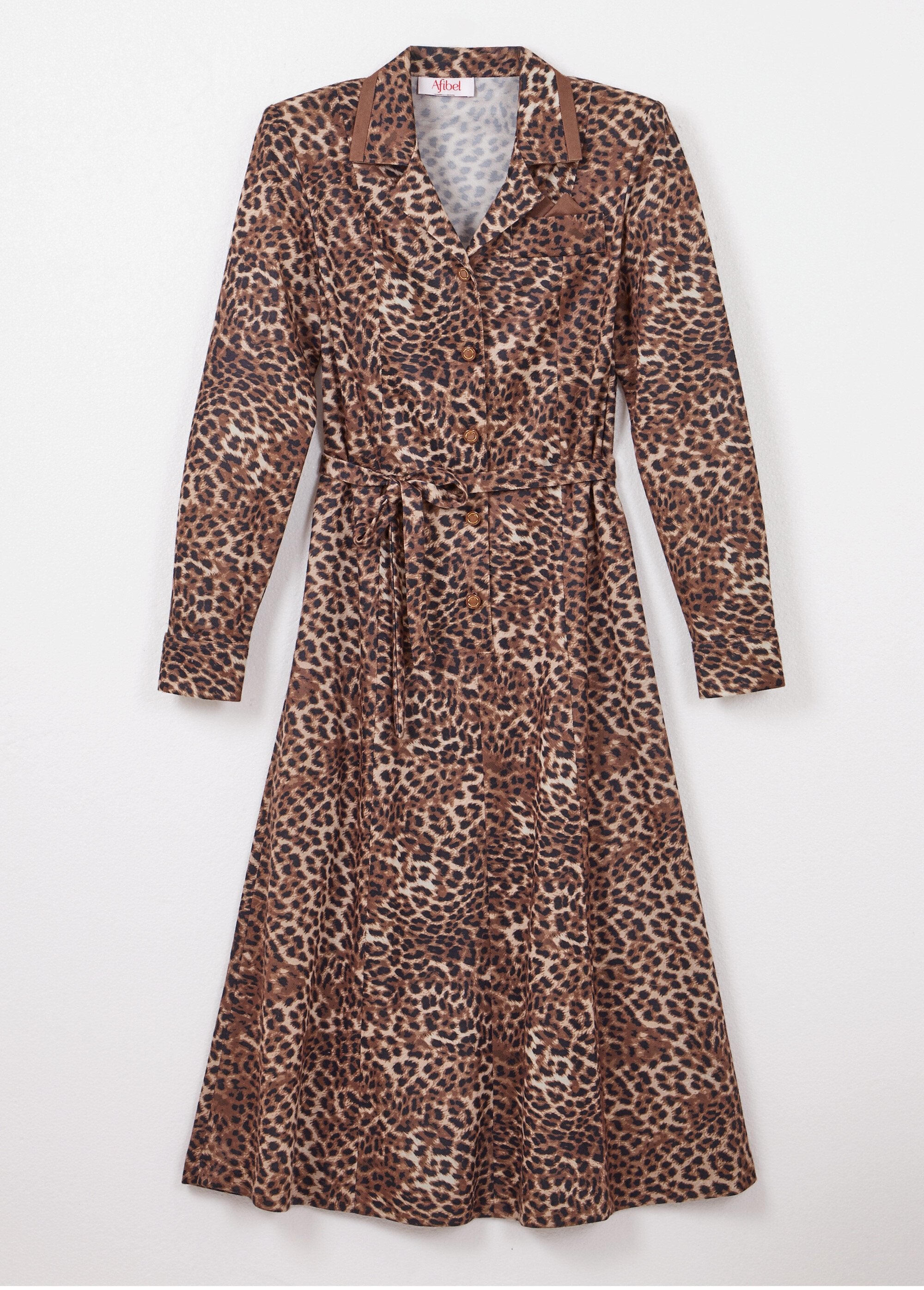 Leopard_print_mid-length_dress_with_tailoring_collar_Marron_AP1_slim