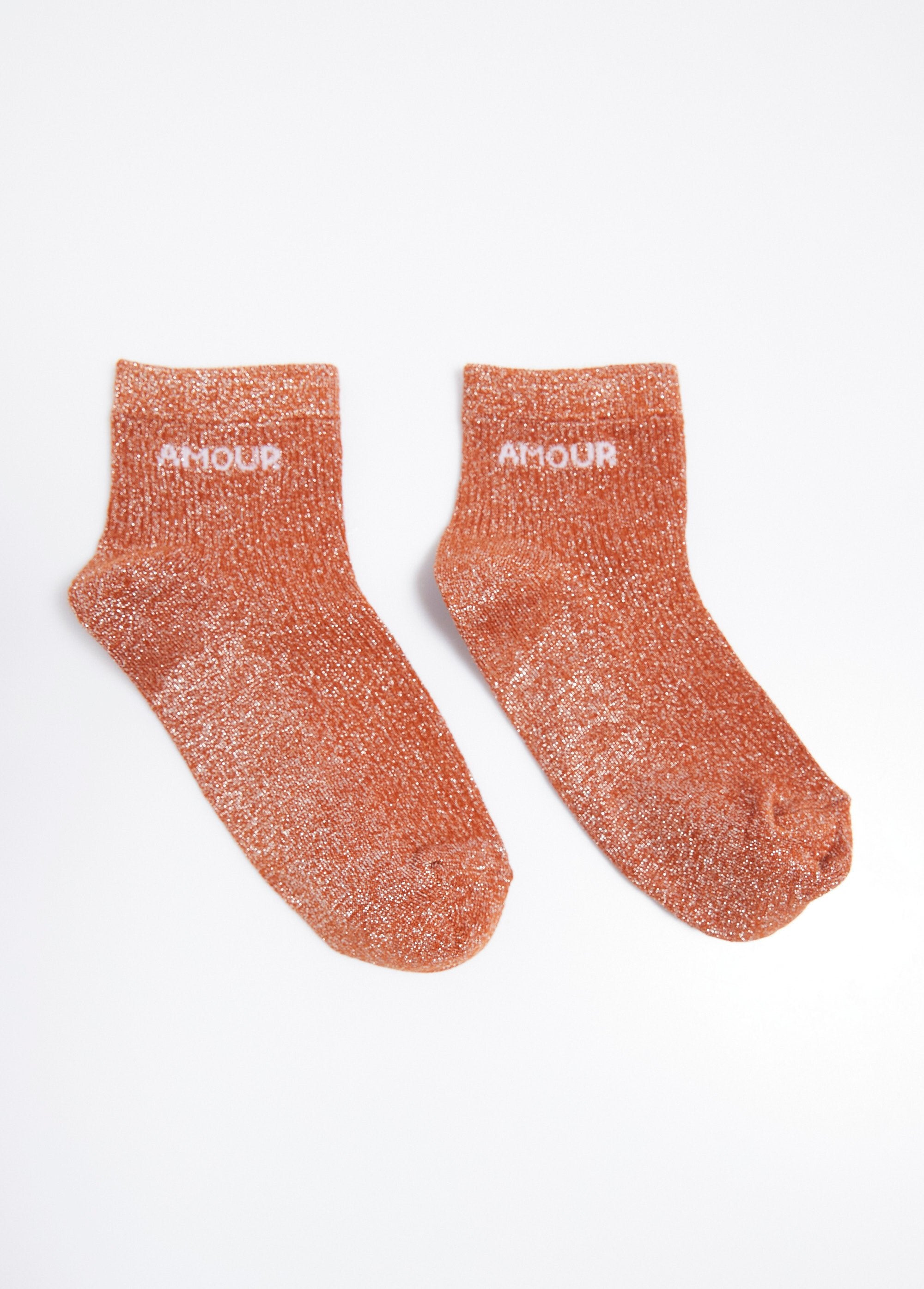 Metallic_thread_socks,_LOVE_message_Orange_FA1_slim