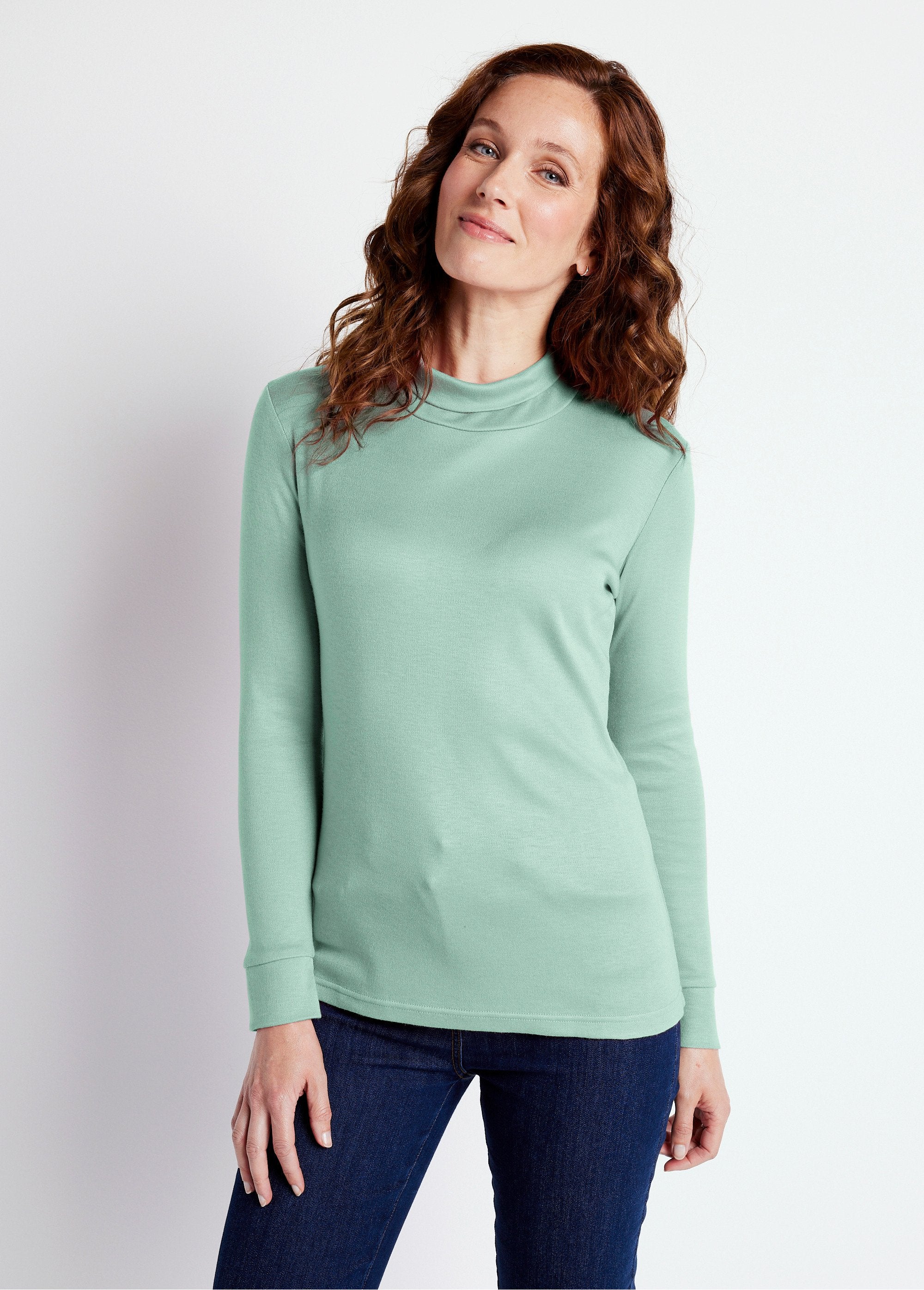 Warm_turtleneck_undershirt_in_plain_interlock_knit_Green_FA1_slim