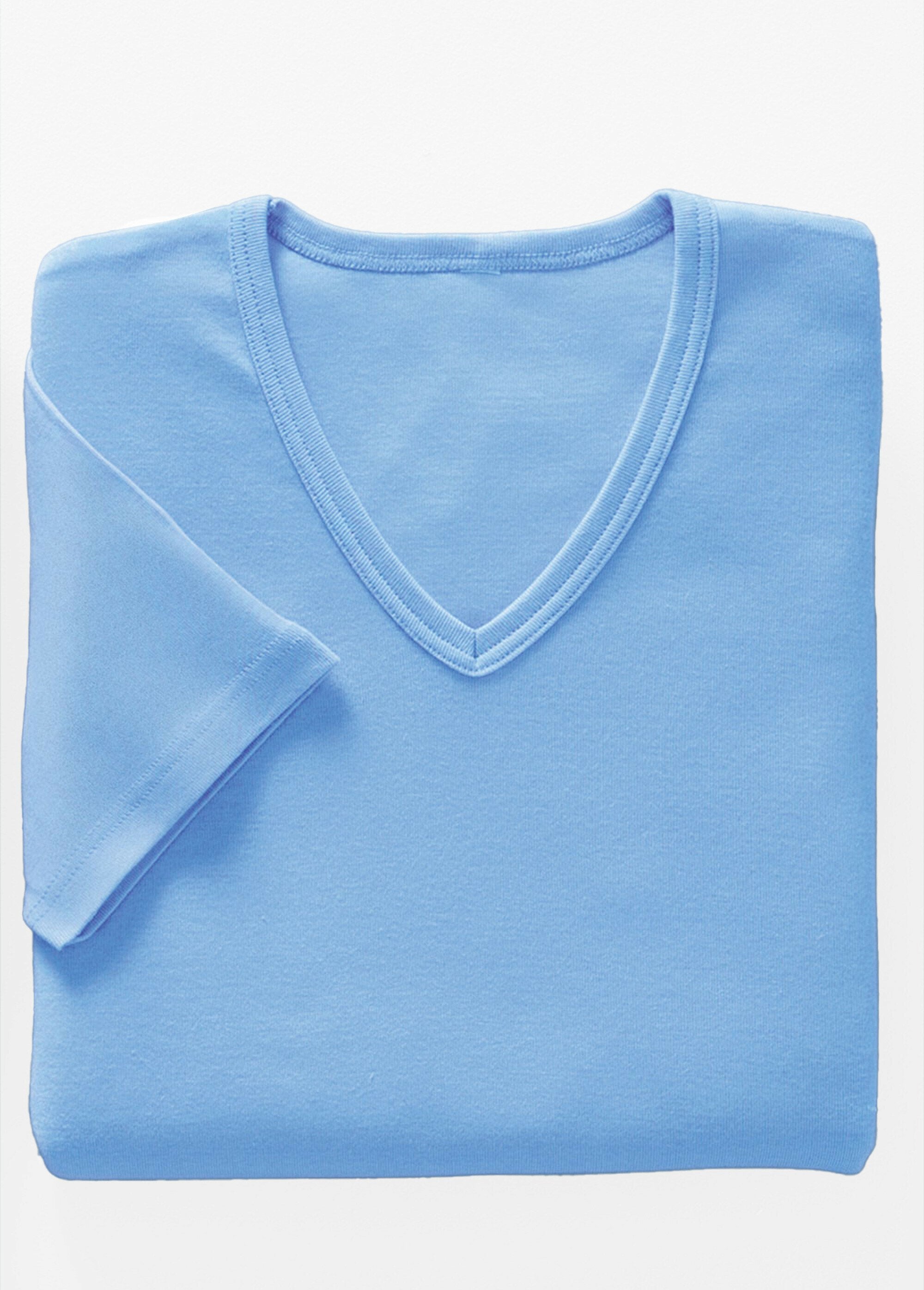 Cotton_V-neck_t-shirt_-_pack_of_2_Sky_lot3_FA1_slim