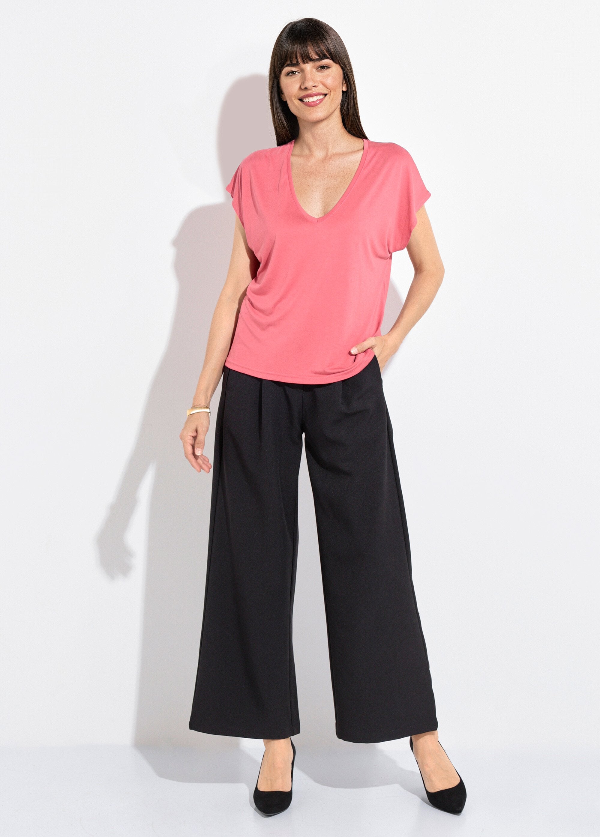 Loose-fitting,_short-sleeved_T-shirt_Blush_pink_SF1_slim