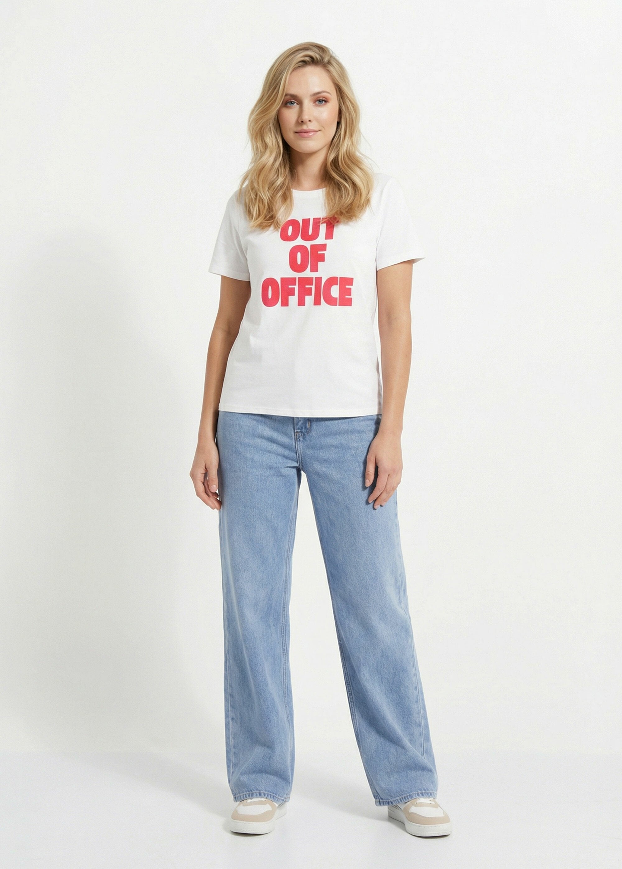 T-shirt_fun_inscription_Out_of_office_Blanc_et_rouge_SF1_slim