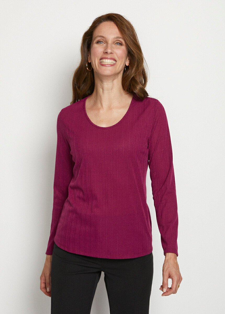 Long_sleeve_ribbed_knit_T-shirt_Plum_FA1_slim