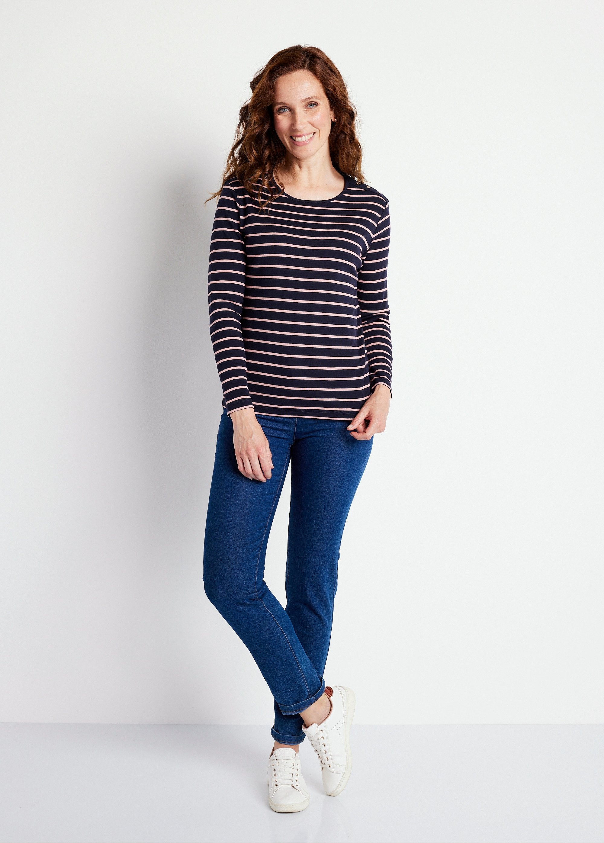 Short_cotton_sailor_t-shirt_with_long_sleeves_Navy_and_pink_SF1_slim