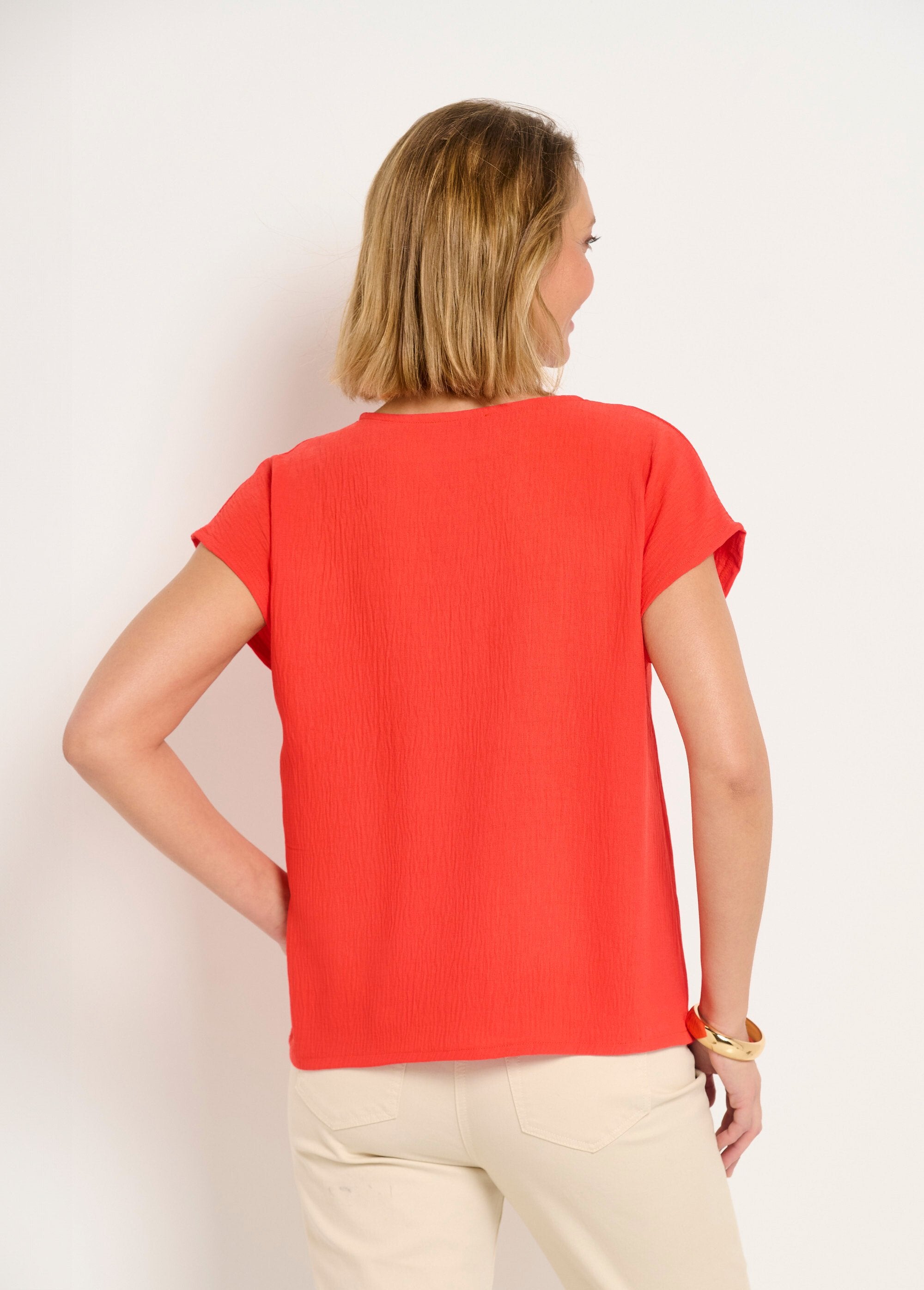 Scalloped_V-neck_tunic_with_kimono_sleeves_Orange_DO1_slim